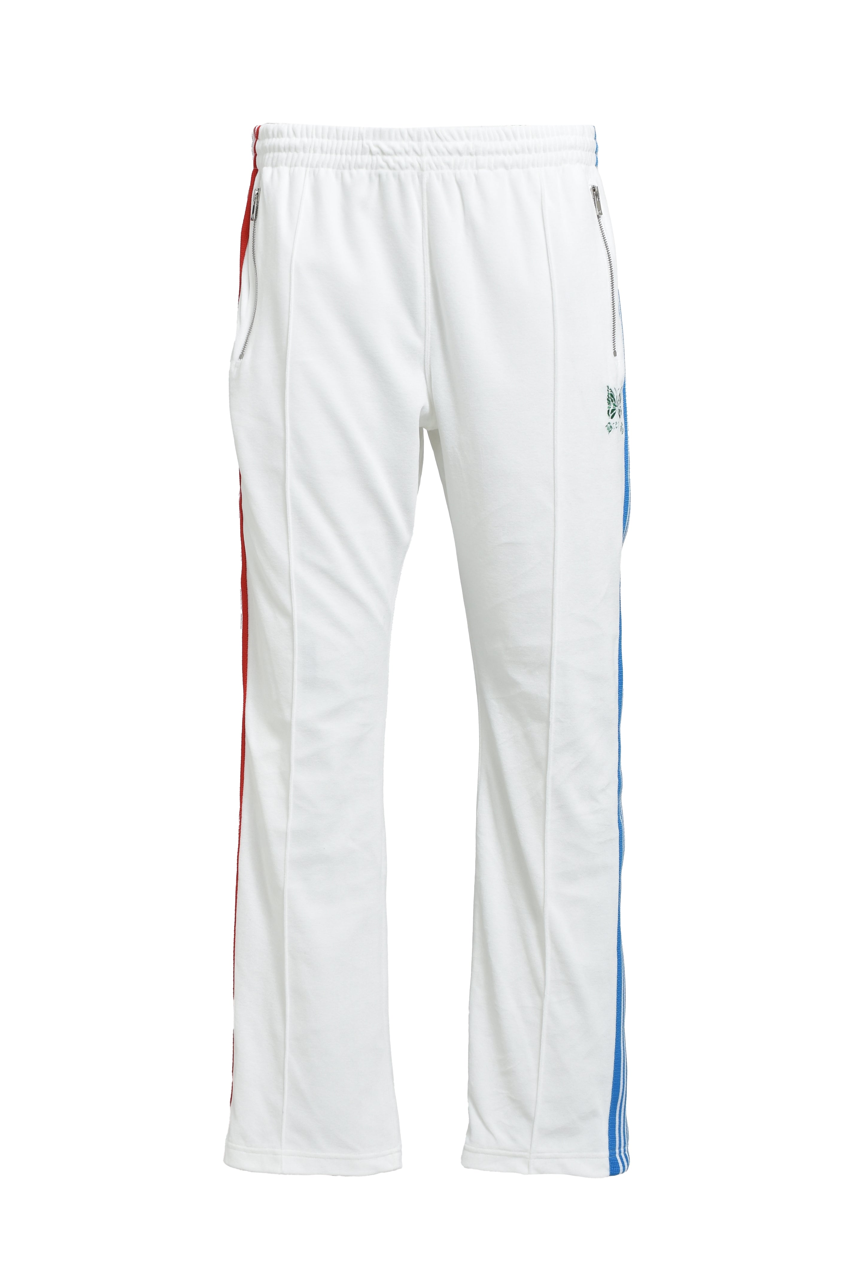 Needles NARROW TRACK PANT - C/PE VELOUR / WHITE – BREATH - サイズ