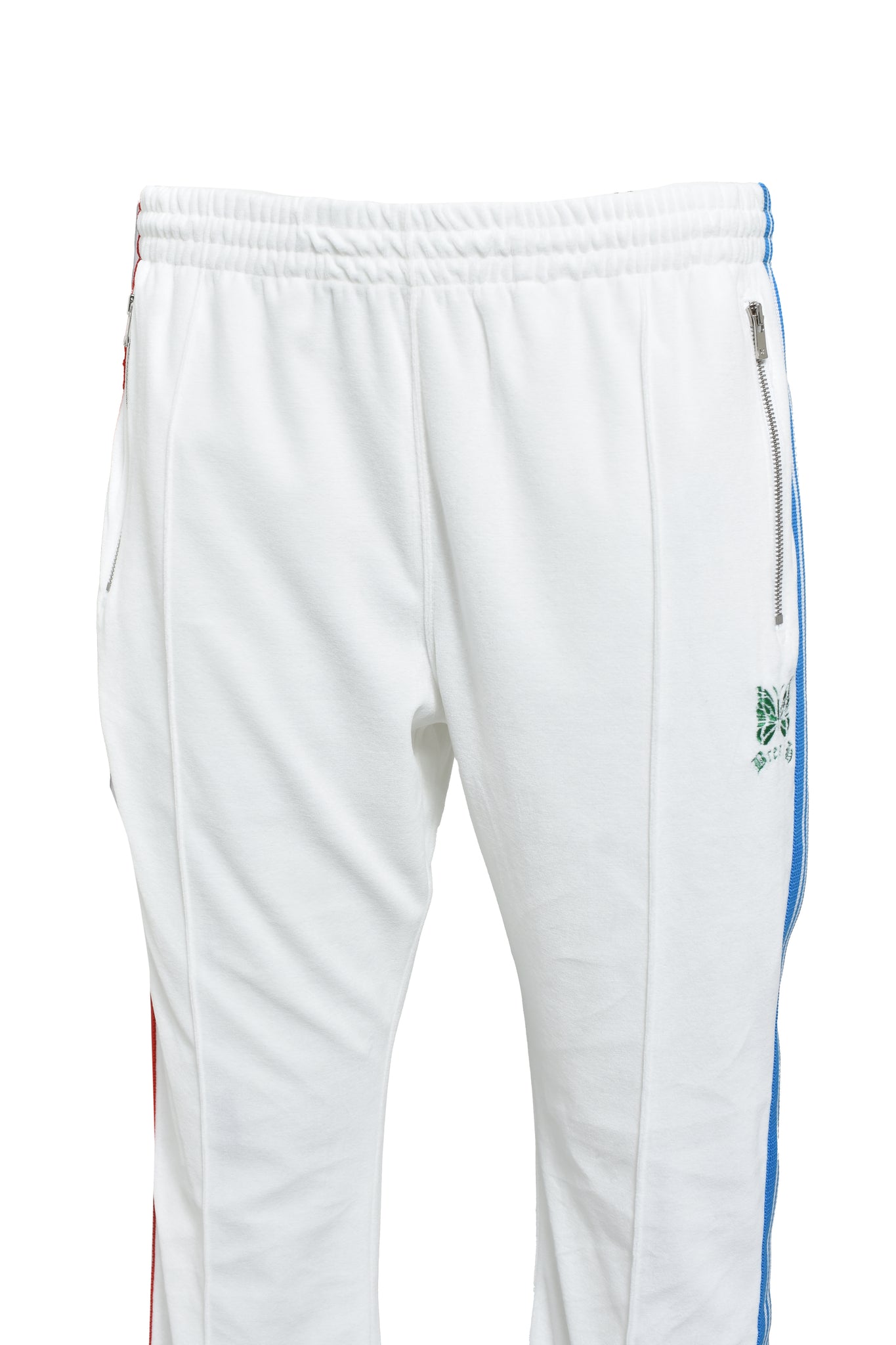 × Needles NARROW TRACK PANT - C/PE VELOUR / WHITE