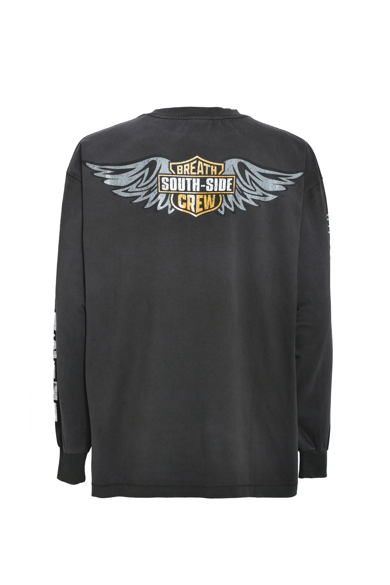 SOUTH SIDE MOTOR LS TEE / BLACK