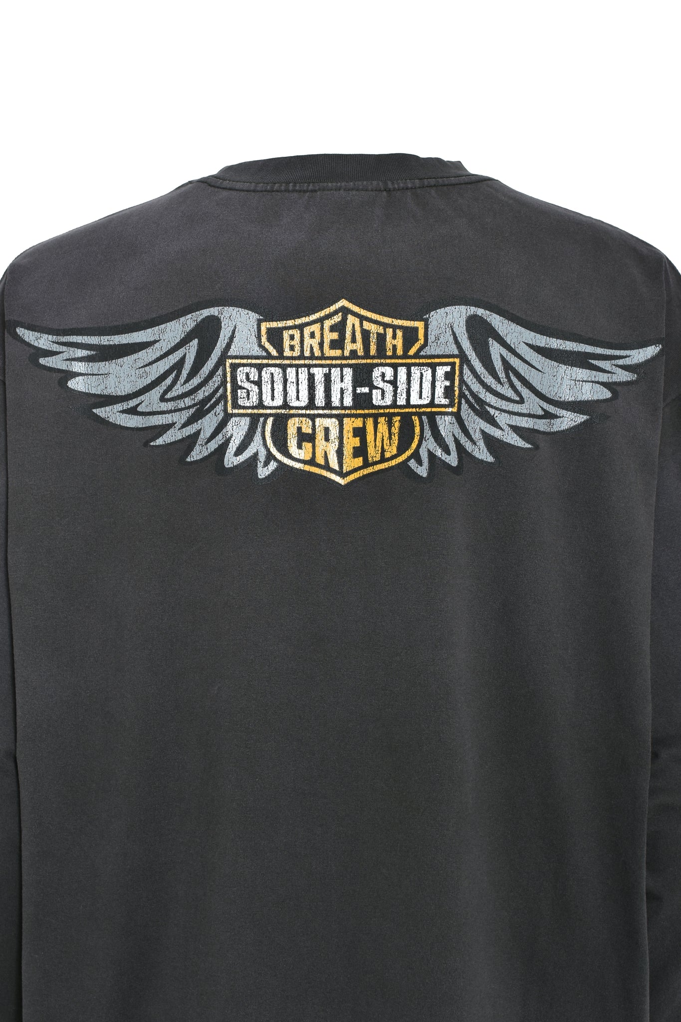 SOUTH SIDE MOTOR LS TEE / BLACK