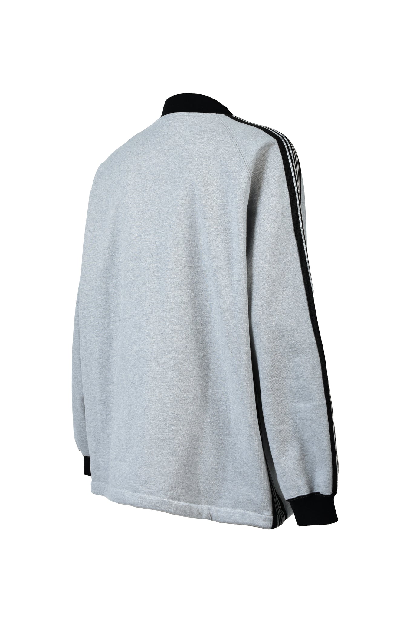 Needles TRACK COACH JACKET - SWEAT / GRY BLK – BREATH - Size 着丈