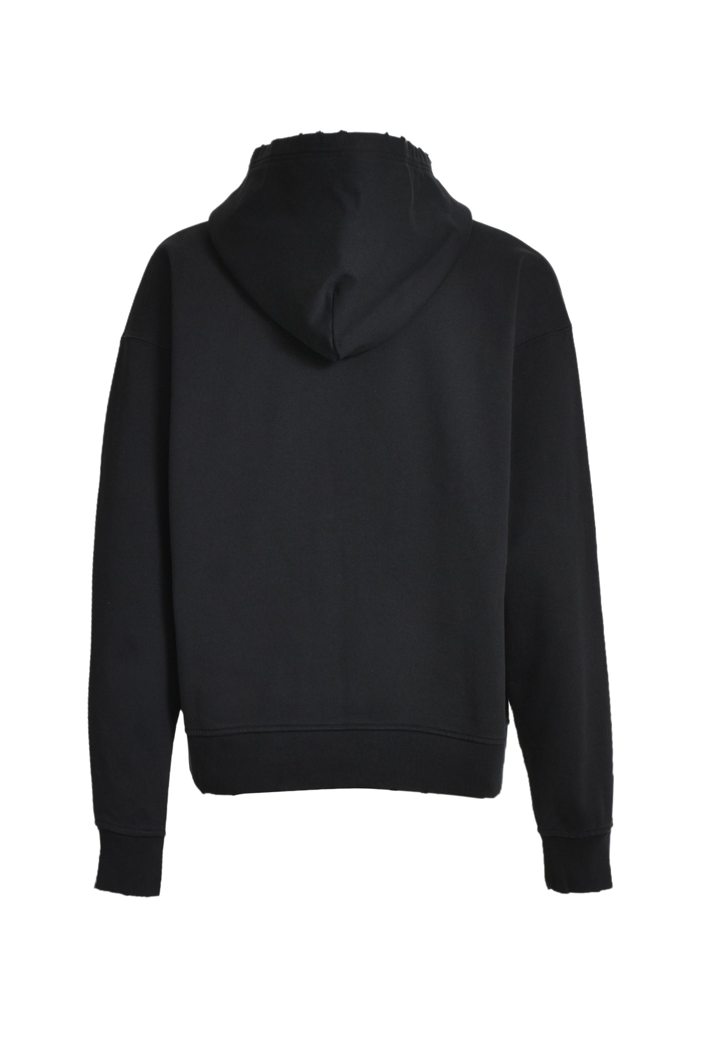 NEWRICH SHORT ZIP HOODIE / BLACK