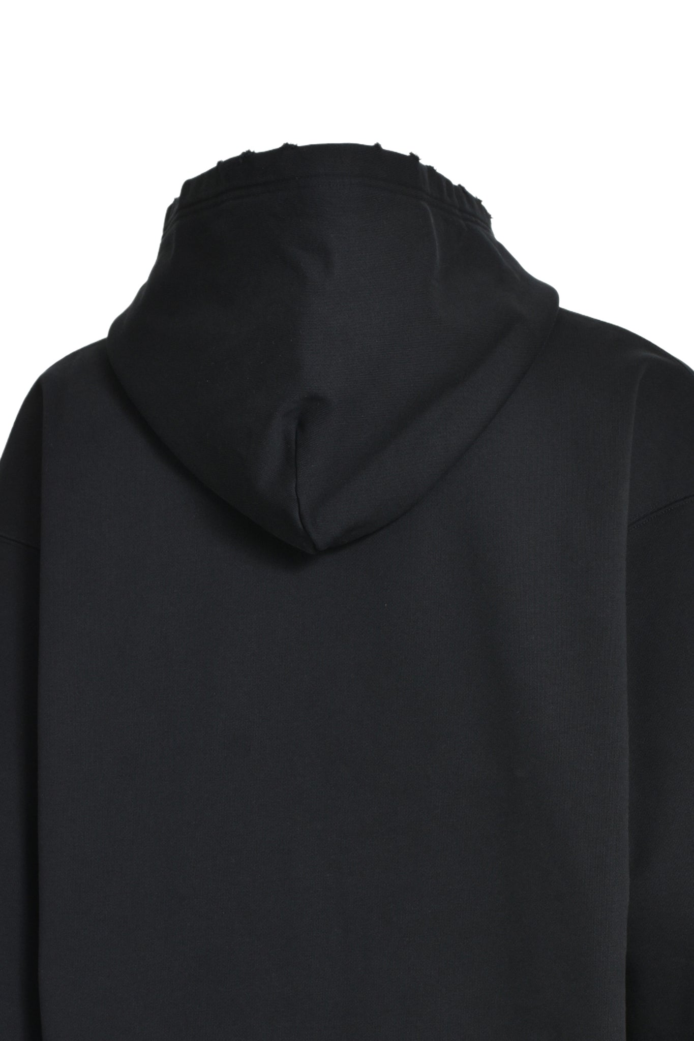 NEWRICH SHORT ZIP HOODIE / BLACK