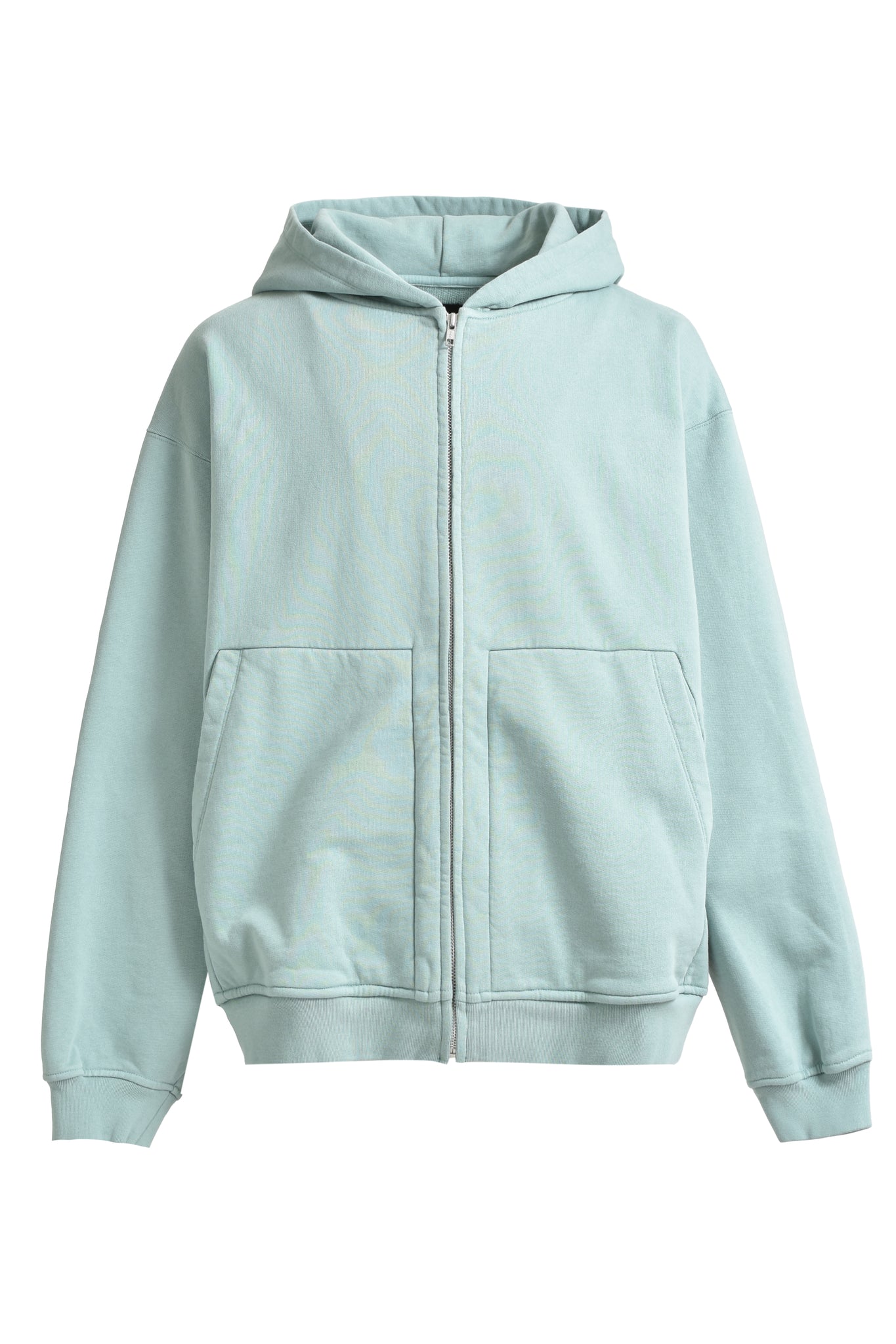 NEWRICH WIDE ZIP UP HOODIE / TIFFANY