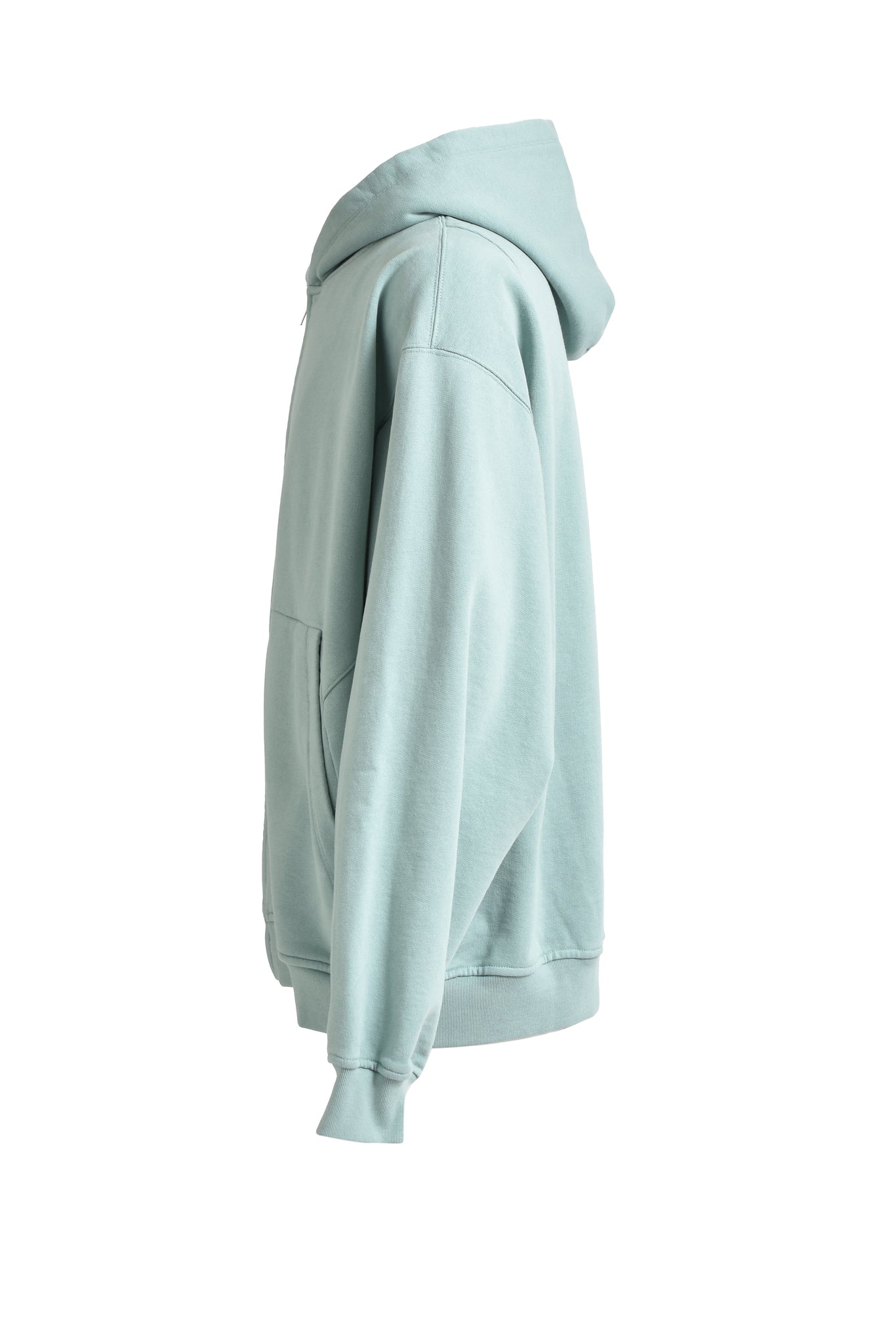 NEWRICH WIDE ZIP UP HOODIE / TIFFANY