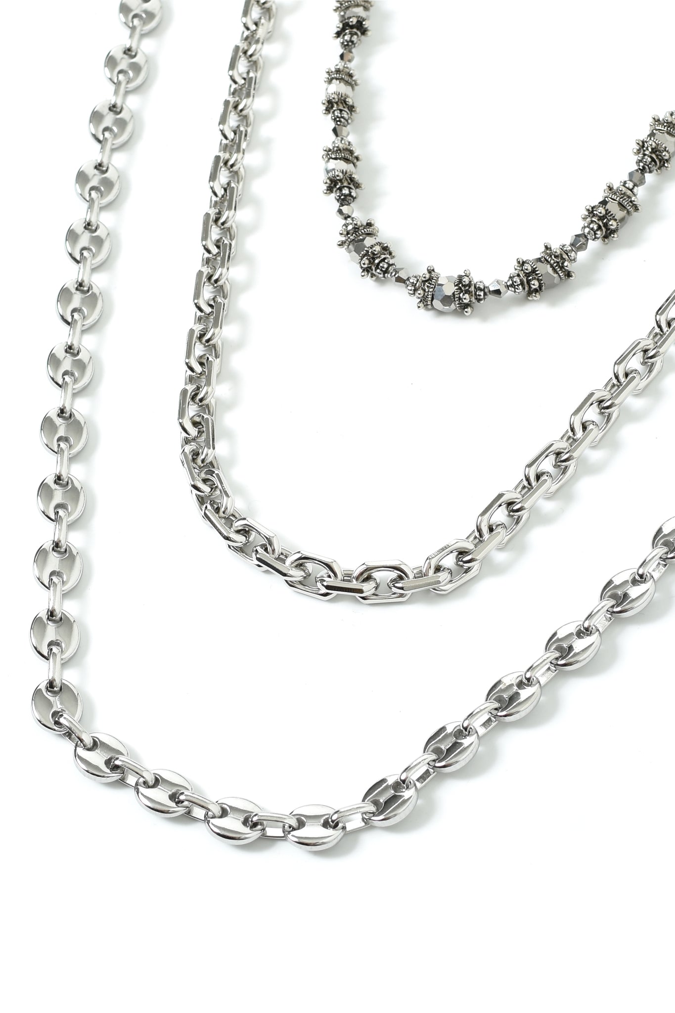 BH TRIPLE WALLET CHAIN / SILVER
