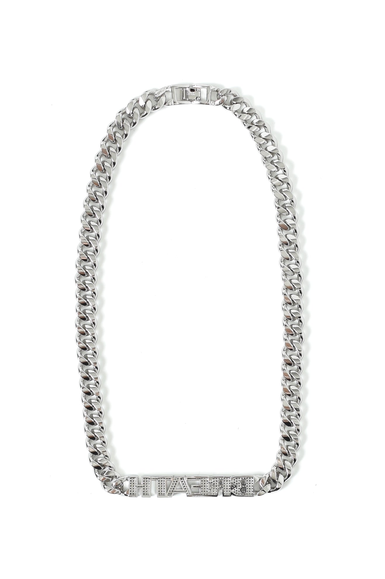 BH CHAIN NECKLACE / SILVER – BREATH - サイズ 首周(cm) OS 50 MATERIAL：