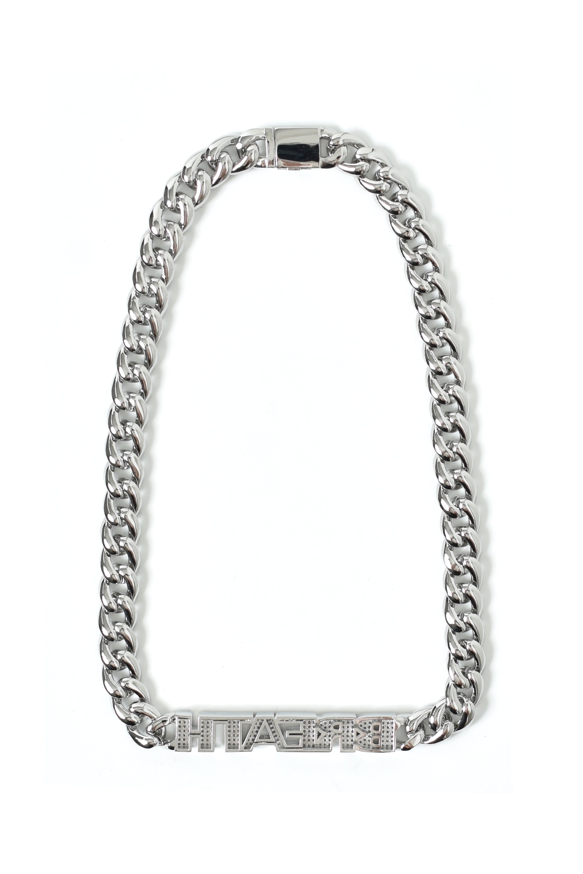 BH ZIRCONIA CHAIN NECKLACE / SILVER – BREATH - サイズ 首周(cm) OS