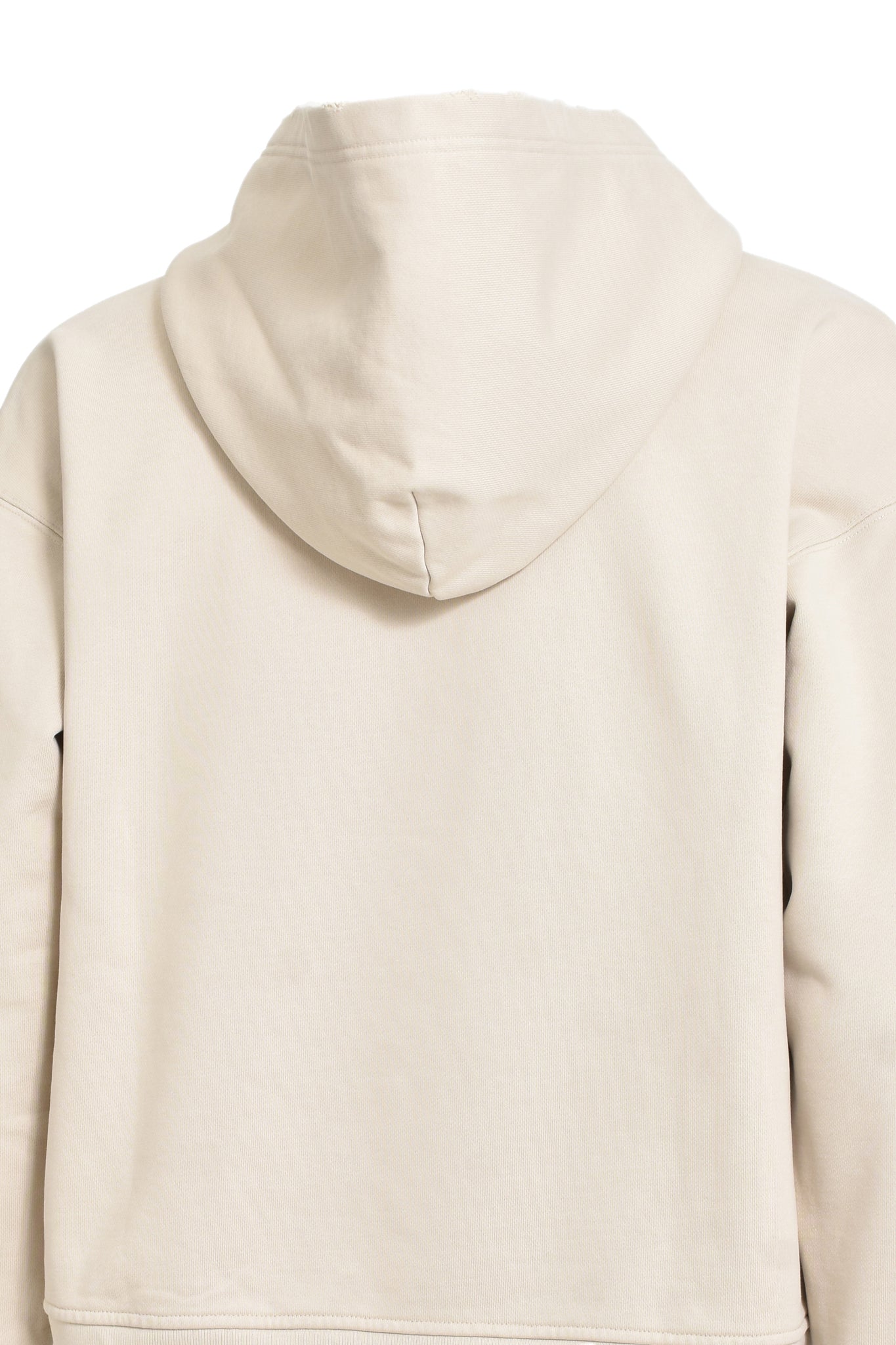 NEWRICH SHORT ZIP HOODIE / BEIGE