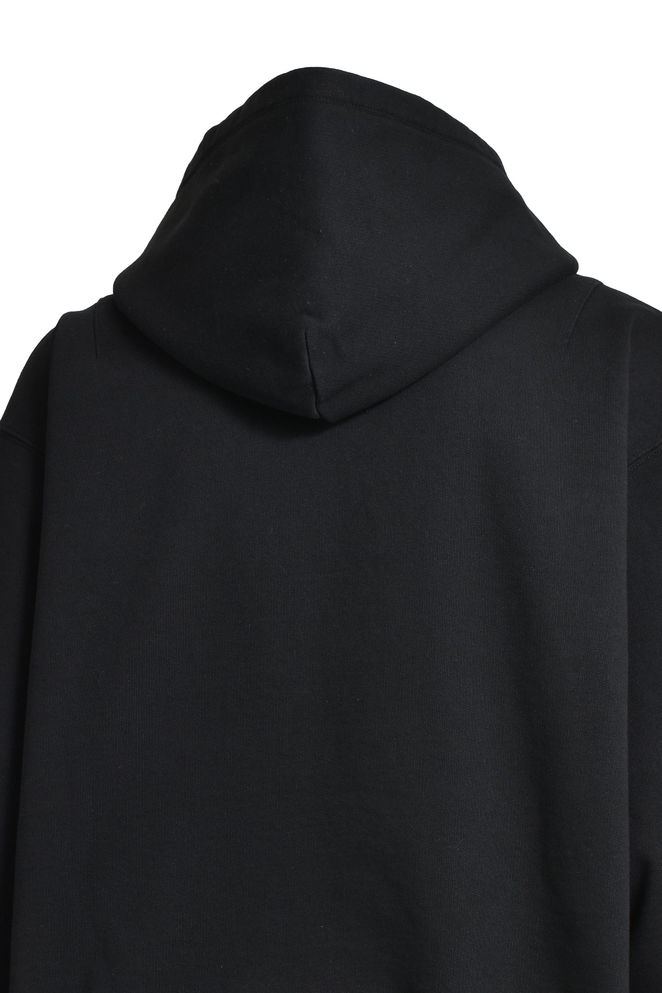 NEWRICH WIDE ZIP UP HOODIE / BLACK