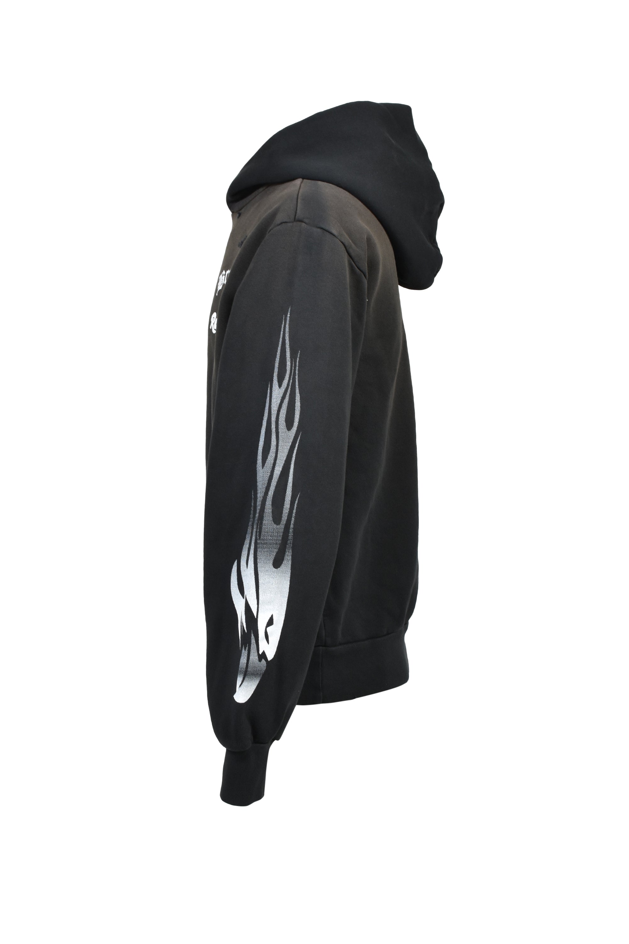 RAD YO! FLAMING EAGLE HOODIE / BLACK ｜BREATH ブレス - BAD HOP