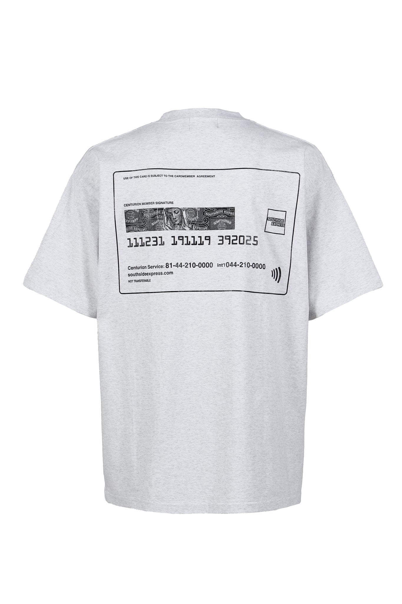 BLACK CARD TEE / HEATHER – BREATH - Material：Cotton 100%Model