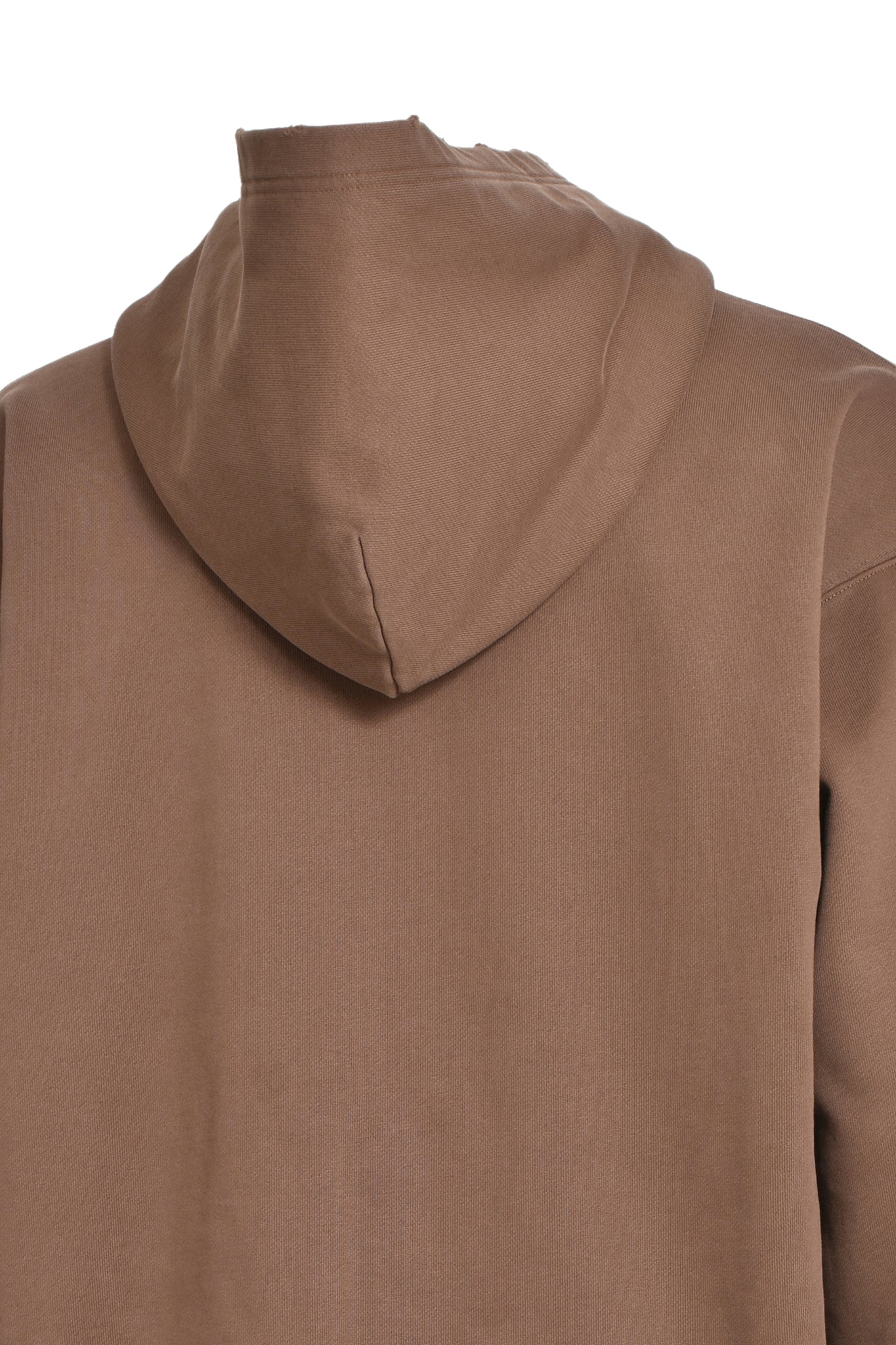 NEWRICH SHORT ZIP HOODIE / BROWN