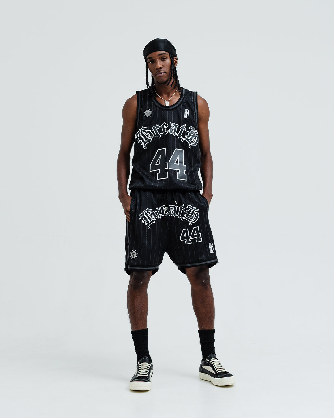 × MITCHELL&NESS BB GAME JERSEY / BLACK