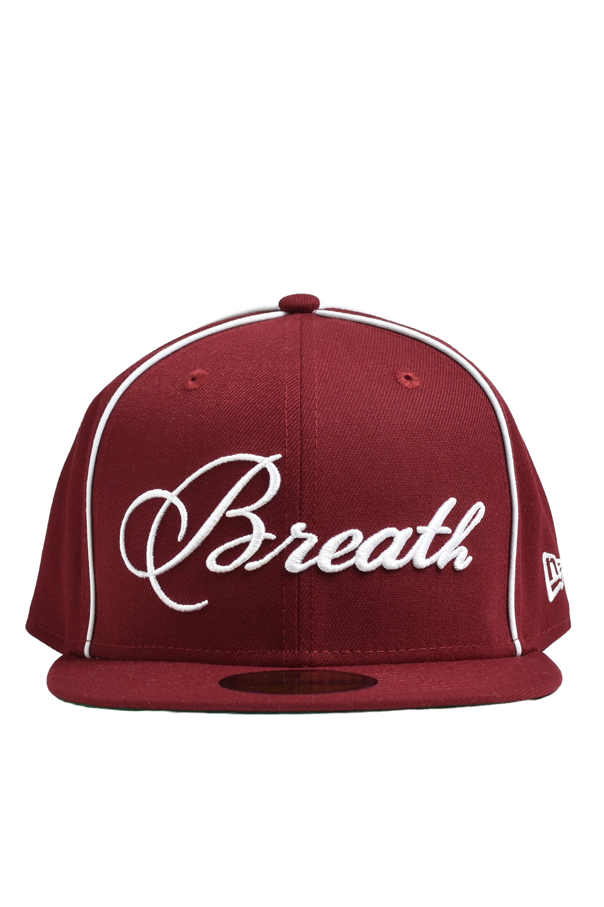 NEW ERA SCRIPT LOGO PIPING 59FIFTY / BURGUNDY – BREATH - サイズ 頭