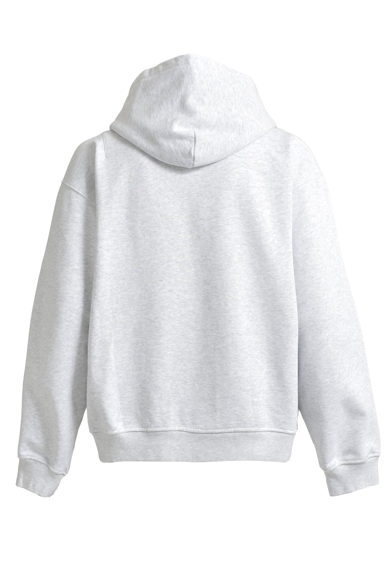 NEWRICH WIDE ZIP UP HOODIE / ICE GREY