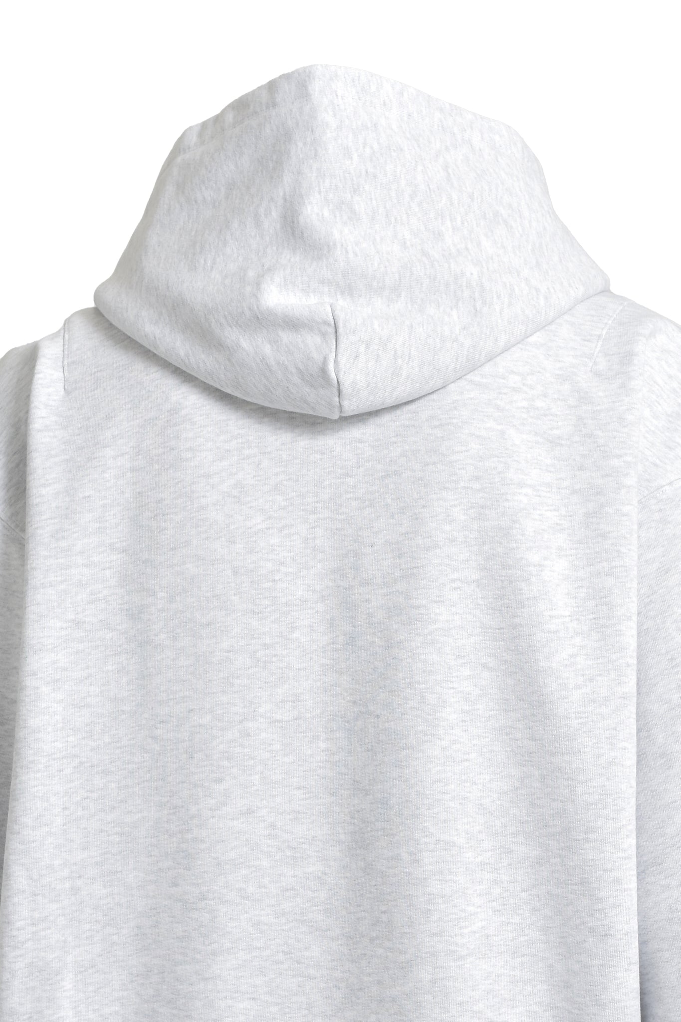 NEWRICH WIDE ZIP UP HOODIE / ICE GREY