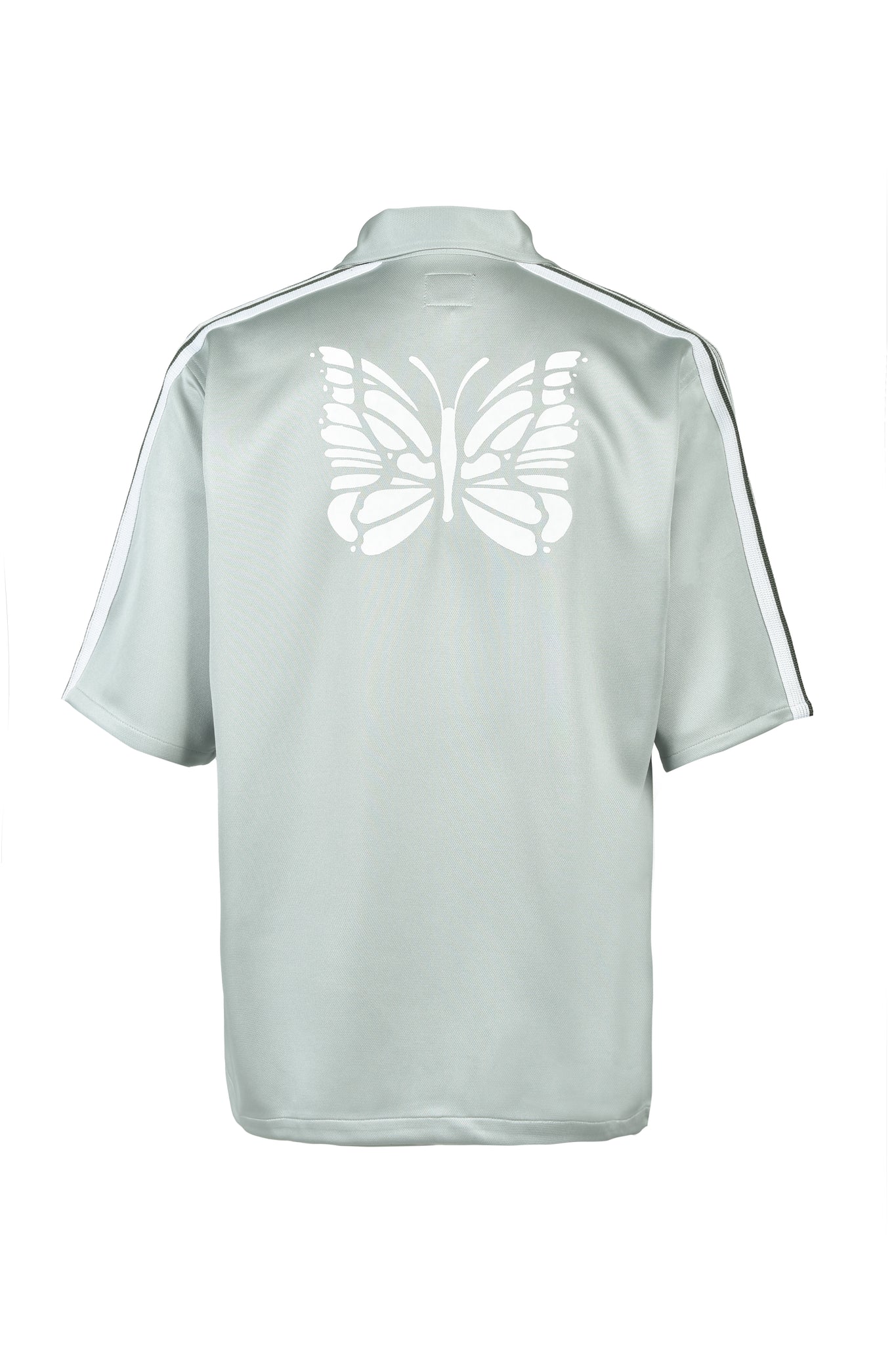 Needles S/S TRACK SHIRT - POLY SMOOTH / GRAY – BREATH - Material