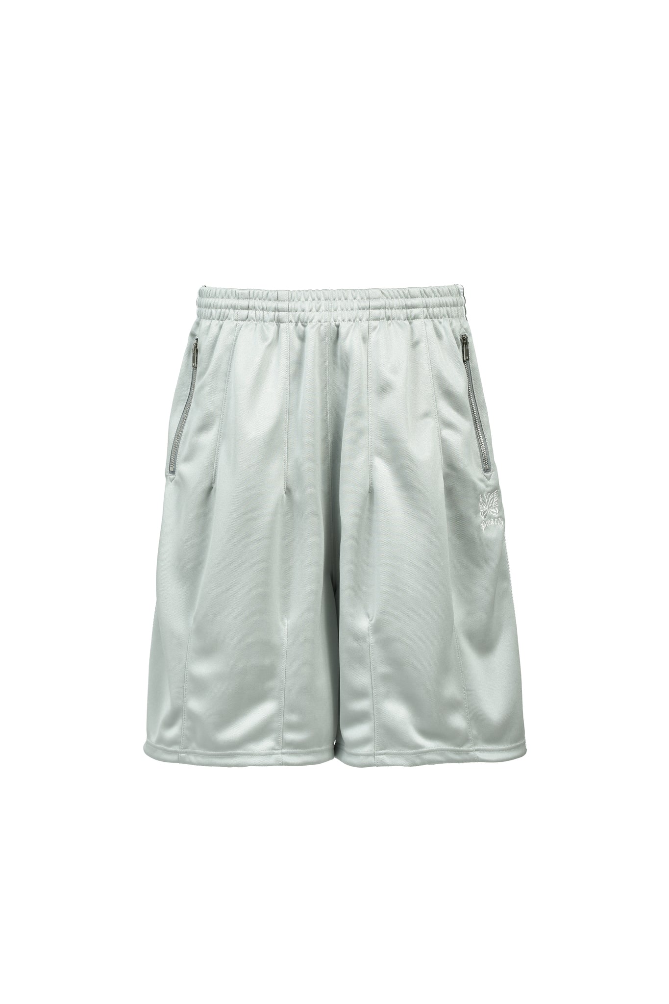 パンツ BREATH x Needles H.D. TRACK SHORT Gray Needles H.D. TRACK SHORT - POLY SMOOTH / GRAY – BREATH - Material