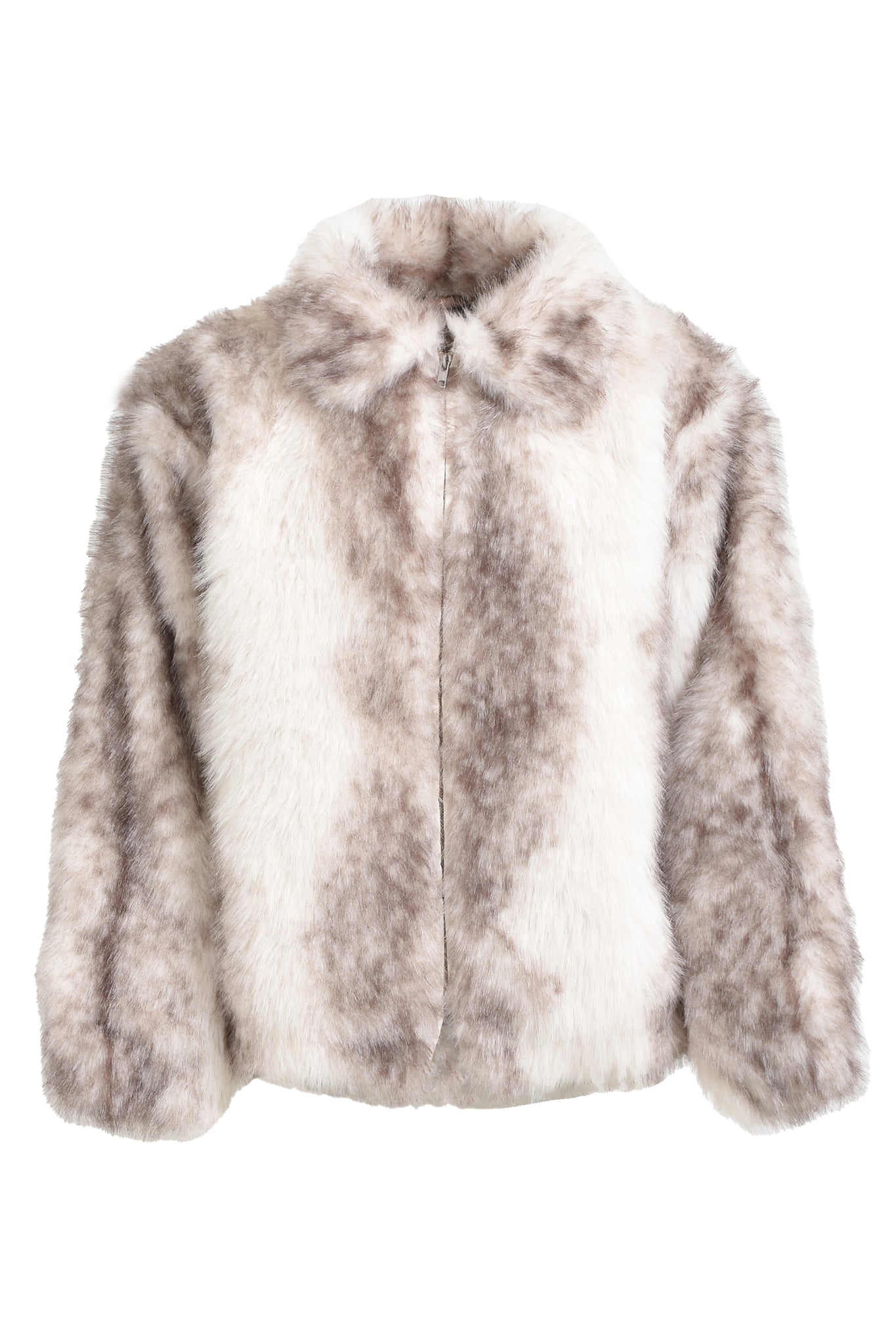 FAUX FUR  JACKET / CREAM