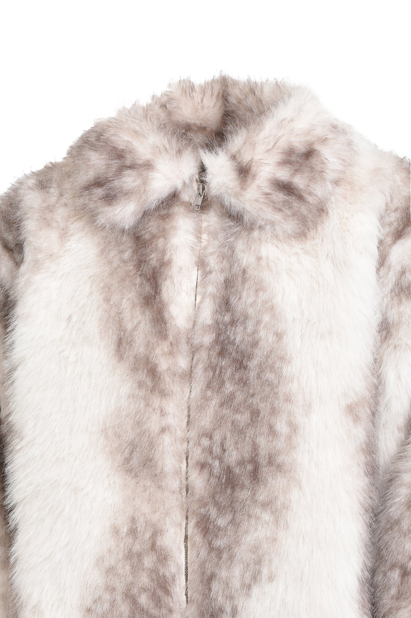 FAUX FUR  JACKET / CREAM