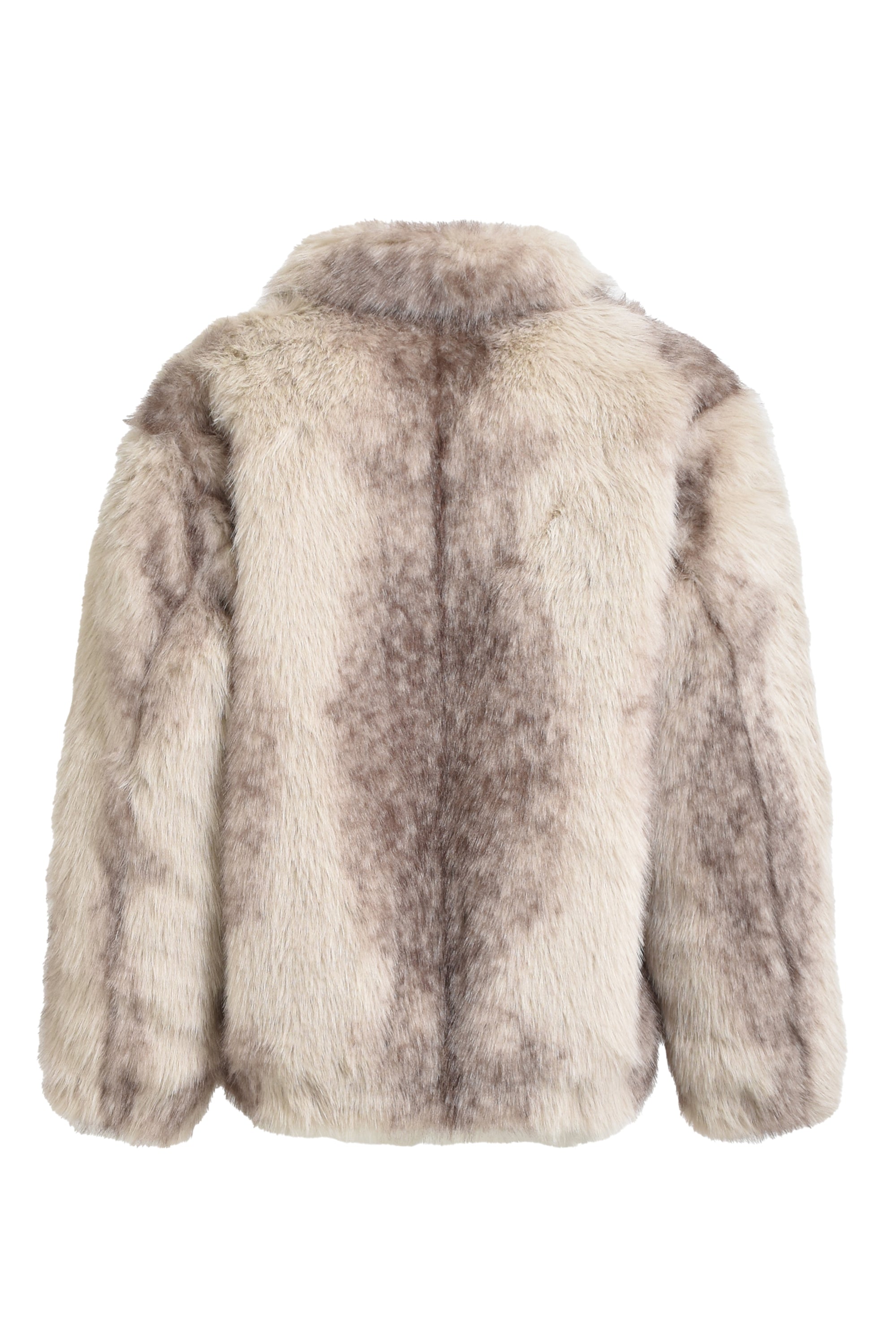 FAUX FUR JACKET / MOSS – BREATH - サイズ 着丈 身幅 肩幅 袖丈 M