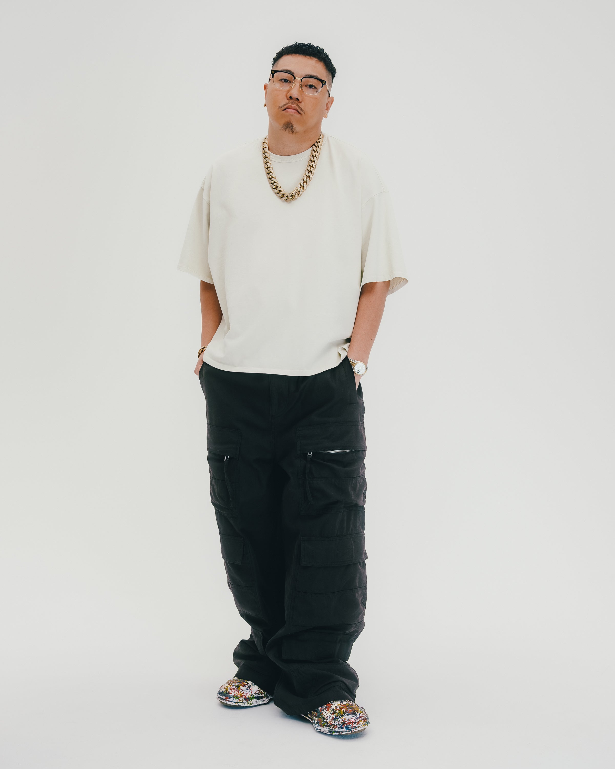 送料関税込み BREATH NEWRICH WIDE CROPPED Tシャツ クリーム NEWRICH WIDE CROPPED TEE / CREAM – BREATH - サイズ 着丈 身幅