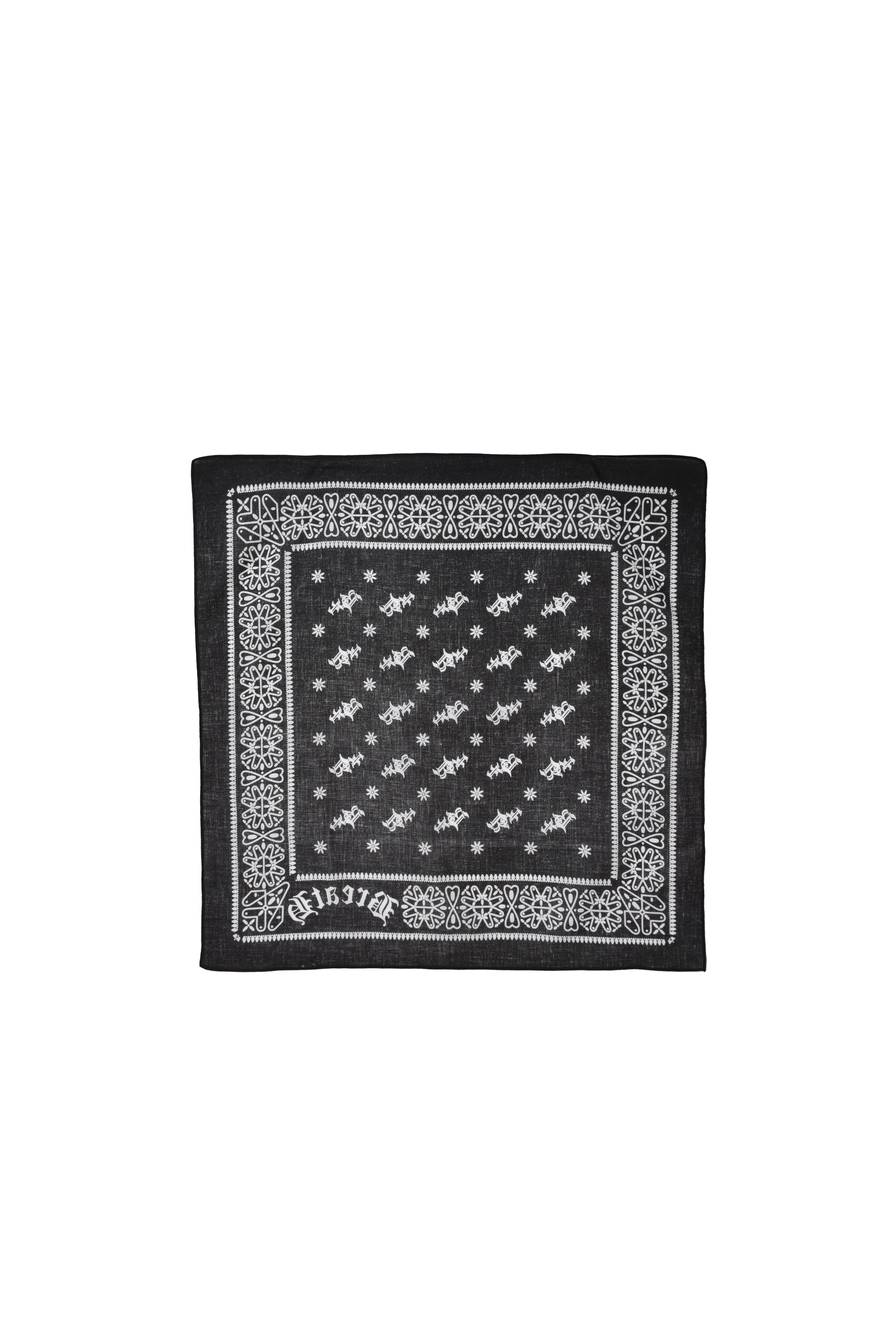 BR BANDANA / BLACK – BREATH - 52cm×52cm