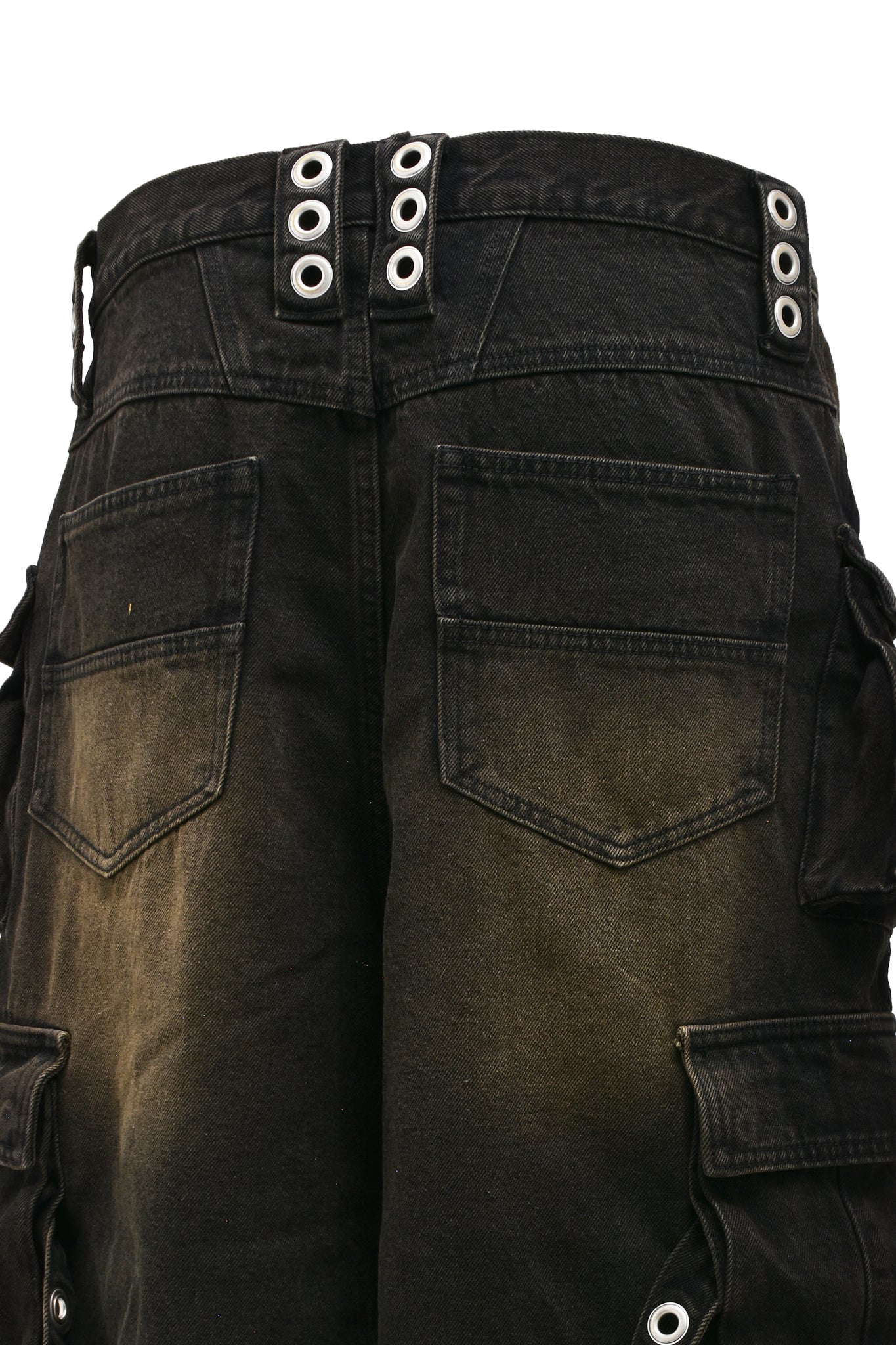 SUICIDE DENIM SHORTS / BLACK