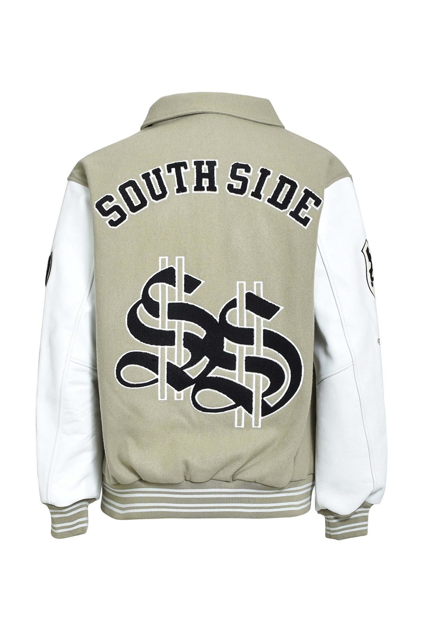 BH PATCH STADIUM JACKET / BEIGE