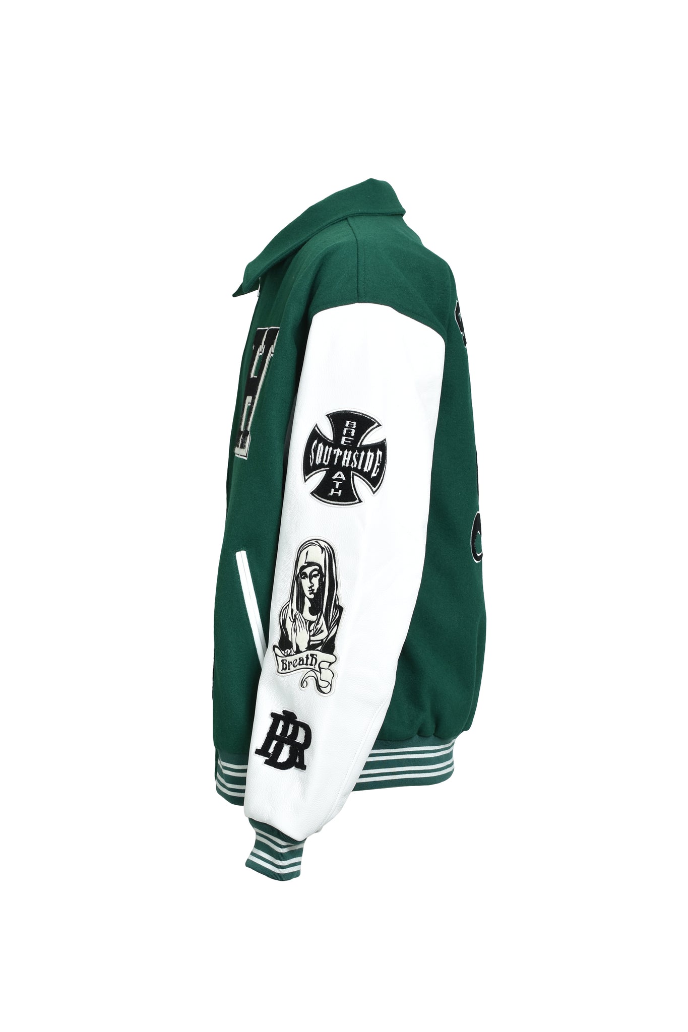 BH PATCH STADIUM JACKET / GREEN