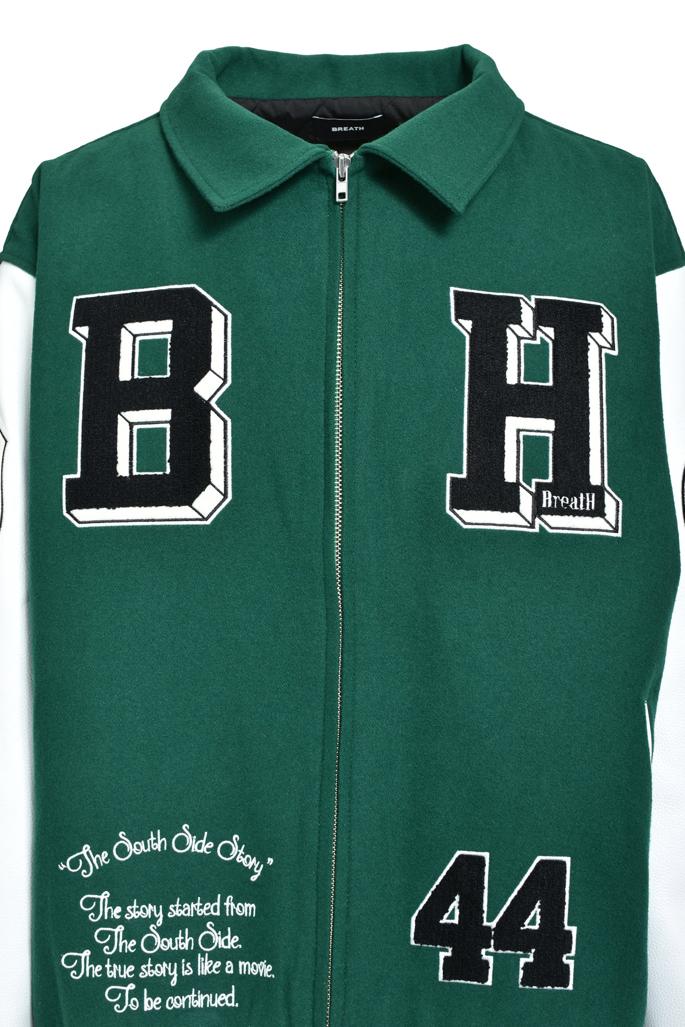 BH PATCH STADIUM JACKET / GREEN