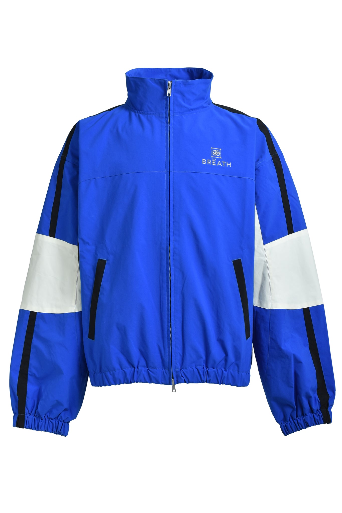 CREST LOGO WARM UP JACKET / BLUE