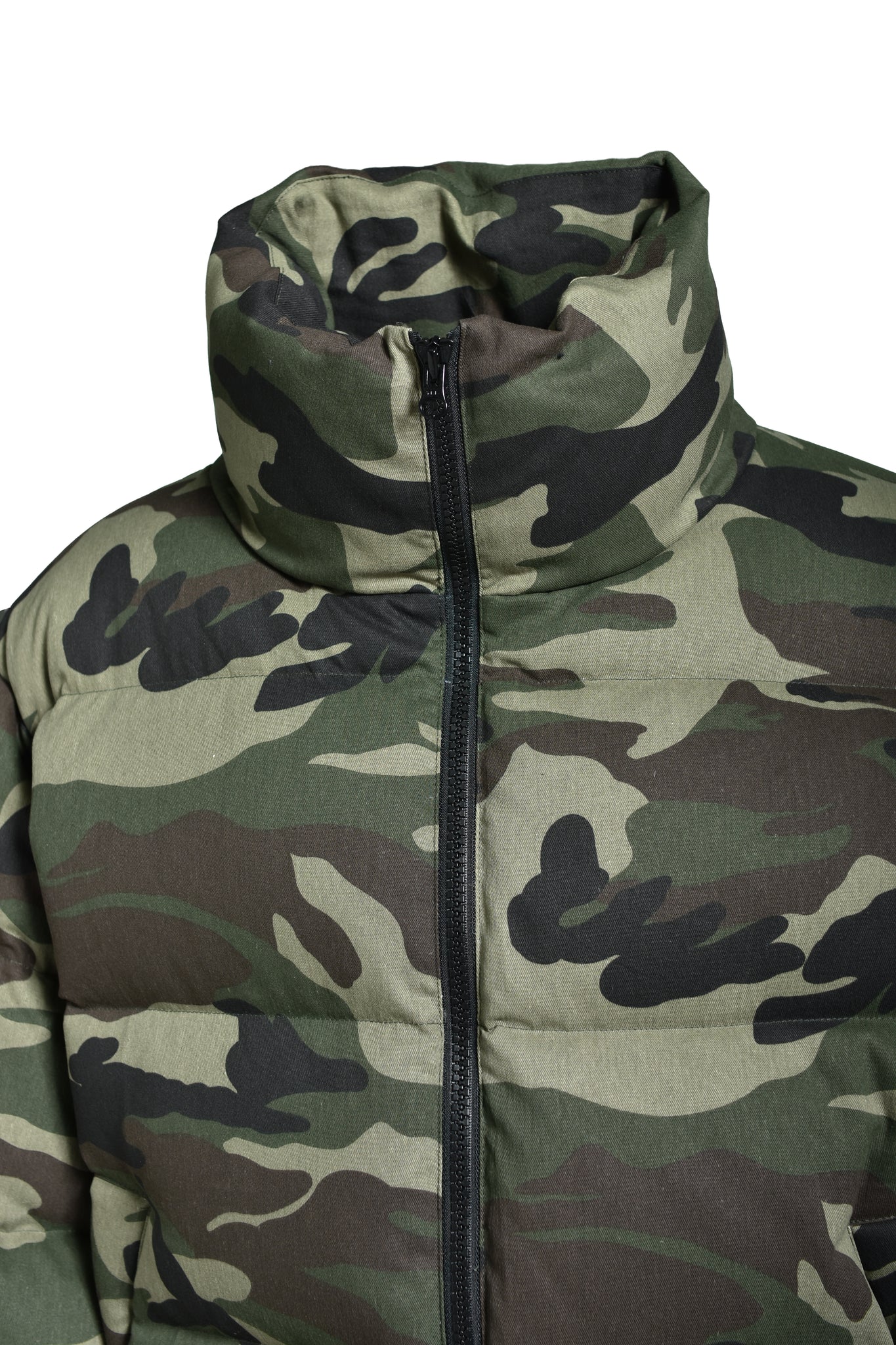 CAMO DOWN JACKET / WOODLAND CAMO