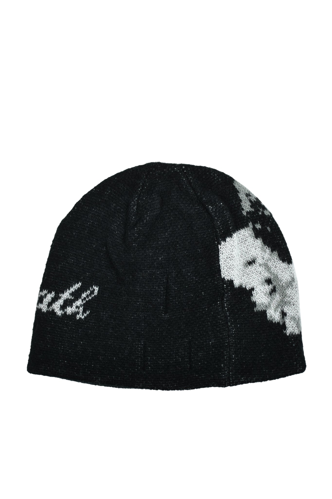 ANGEL SCRIPT LOGO MOHAIR BEANIE / BLACK