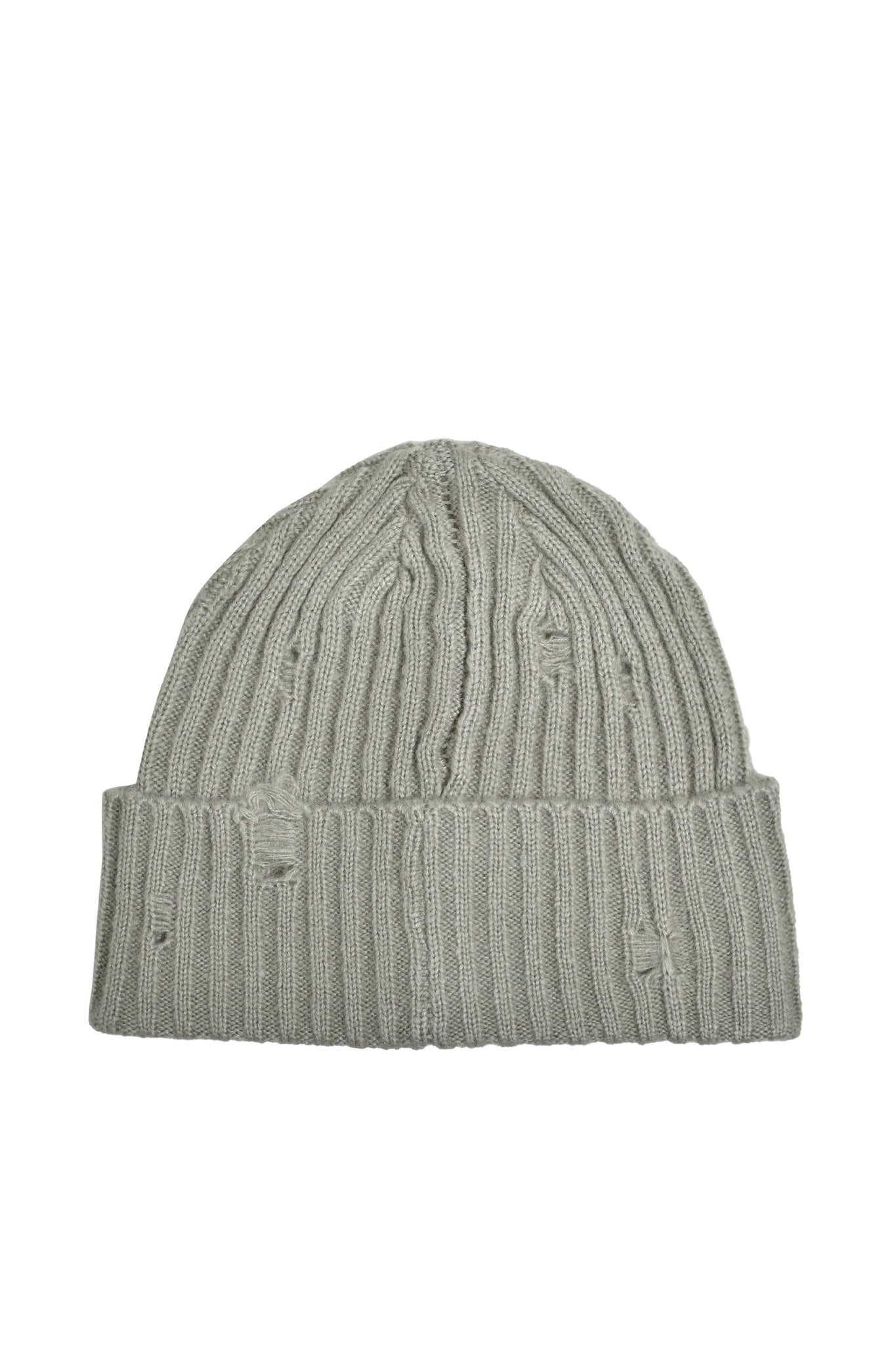 SOUTHSIDE CROSS DAMAGE RIB BEANIE / DUST