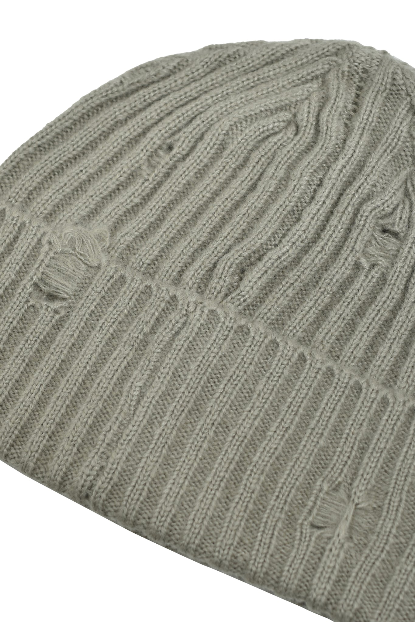 SOUTHSIDE CROSS DAMAGE RIB BEANIE / DUST