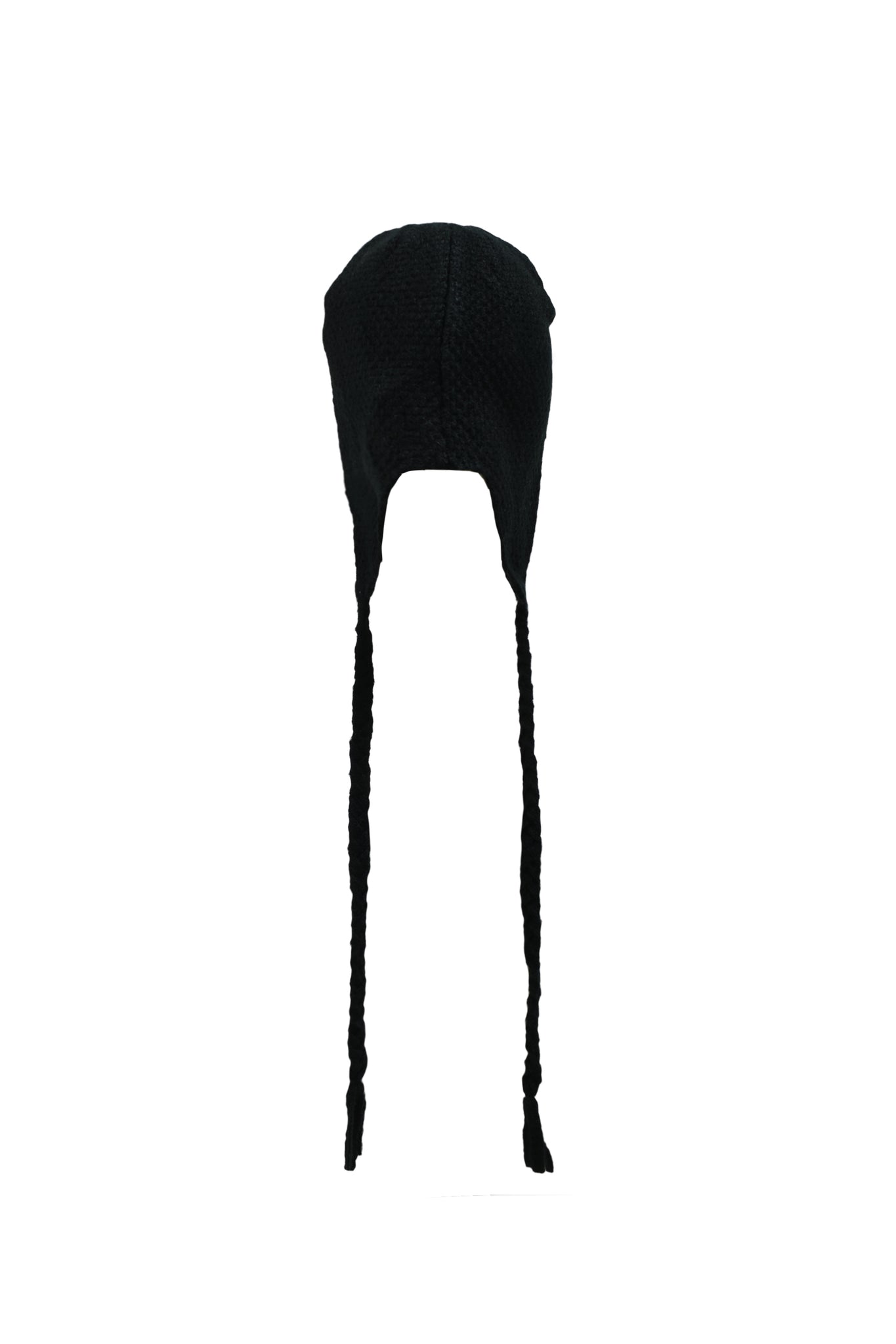 SOUTHSIDE CROSS EAR FLAP BEANIE / BLACK