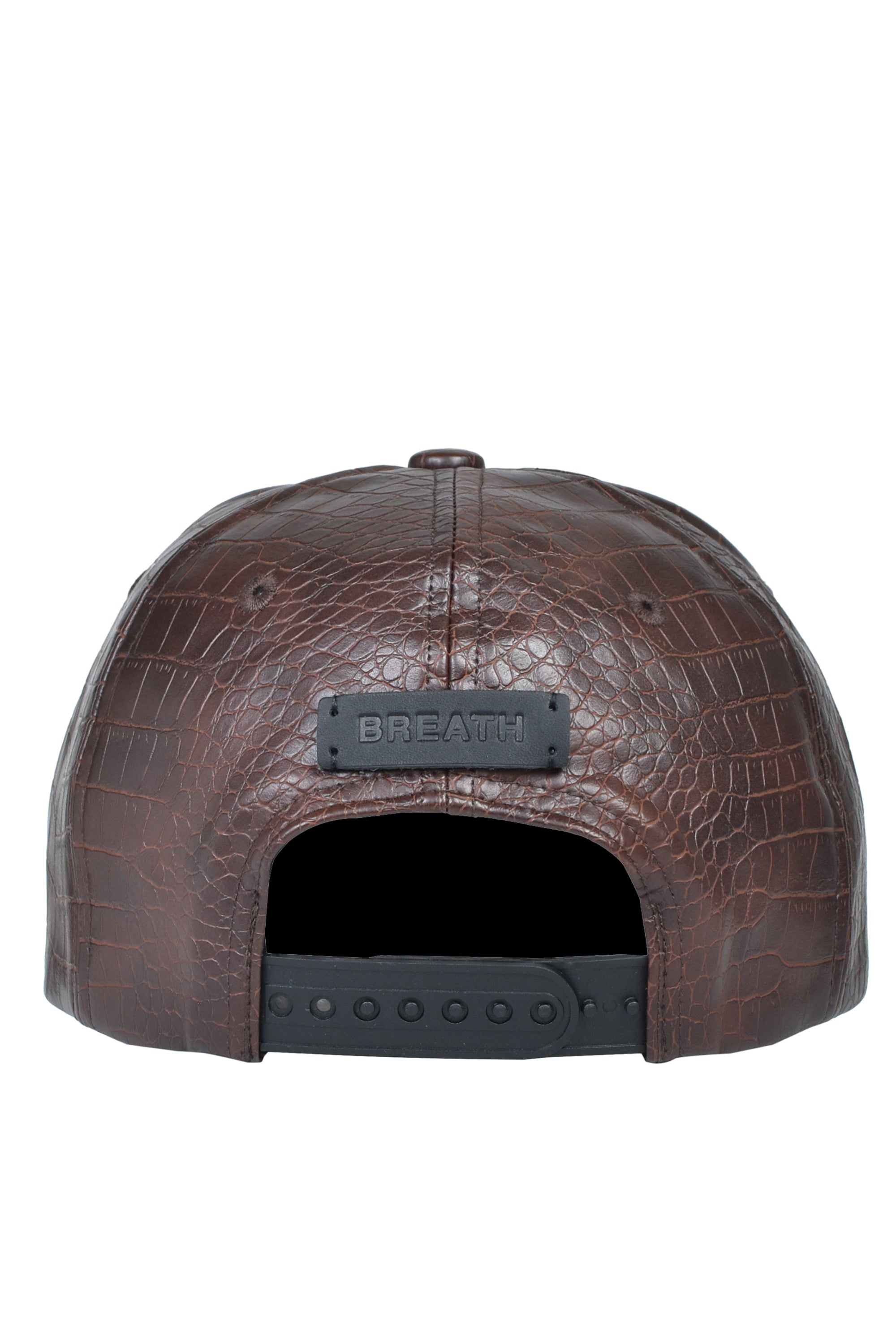 FAUX CROCODILE CAP / BROWN ｜BREATH ブレス - BAD HOPプロデュースの