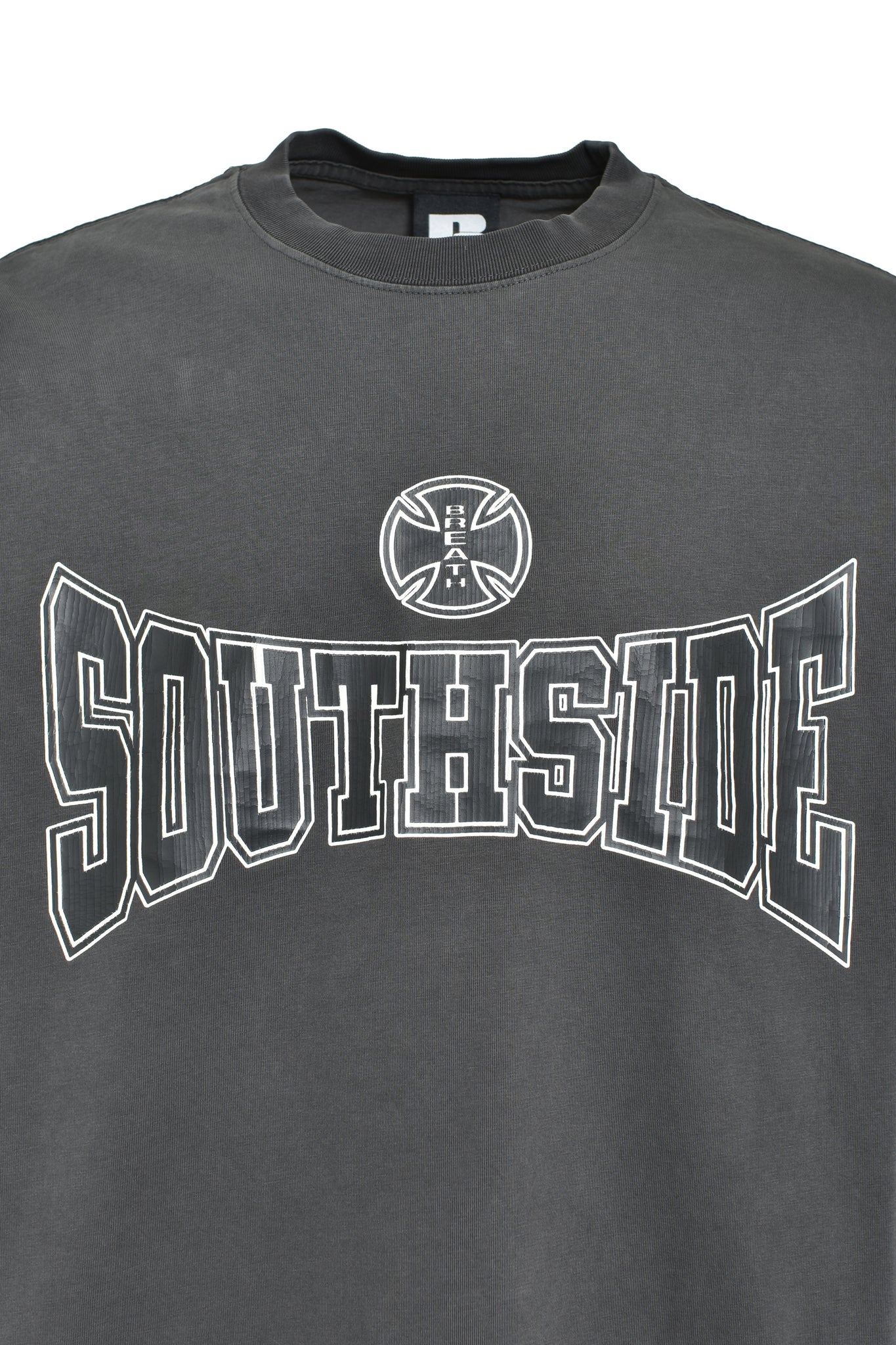 SOUTHSIDE CROSS LS TEE / BLACK