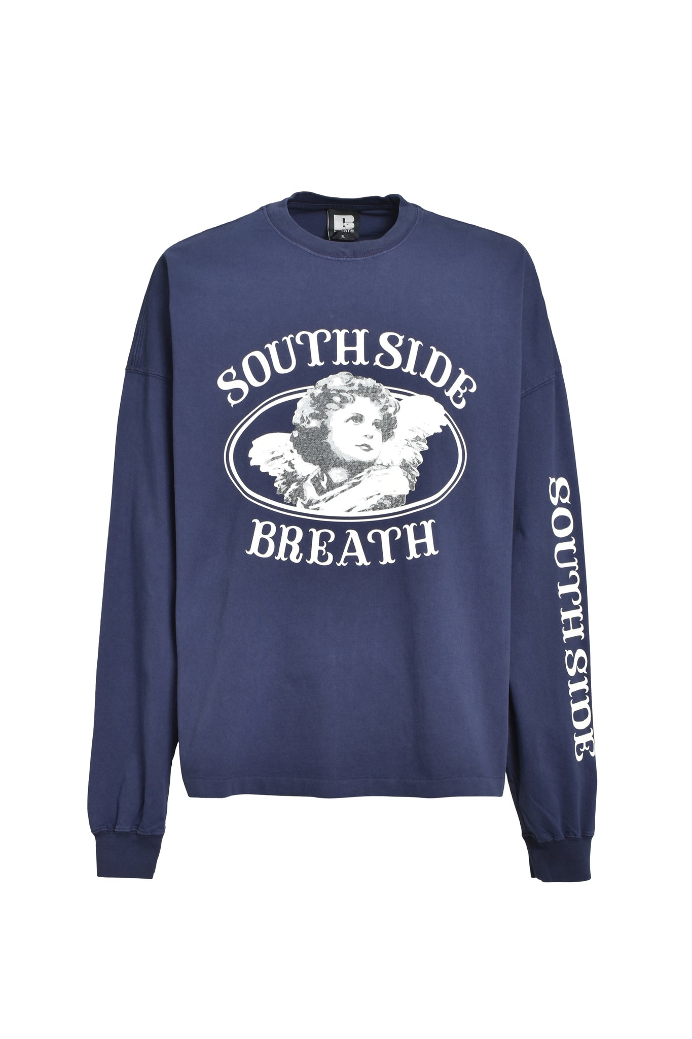 ANGEL LOGO LS TEE / NAVY