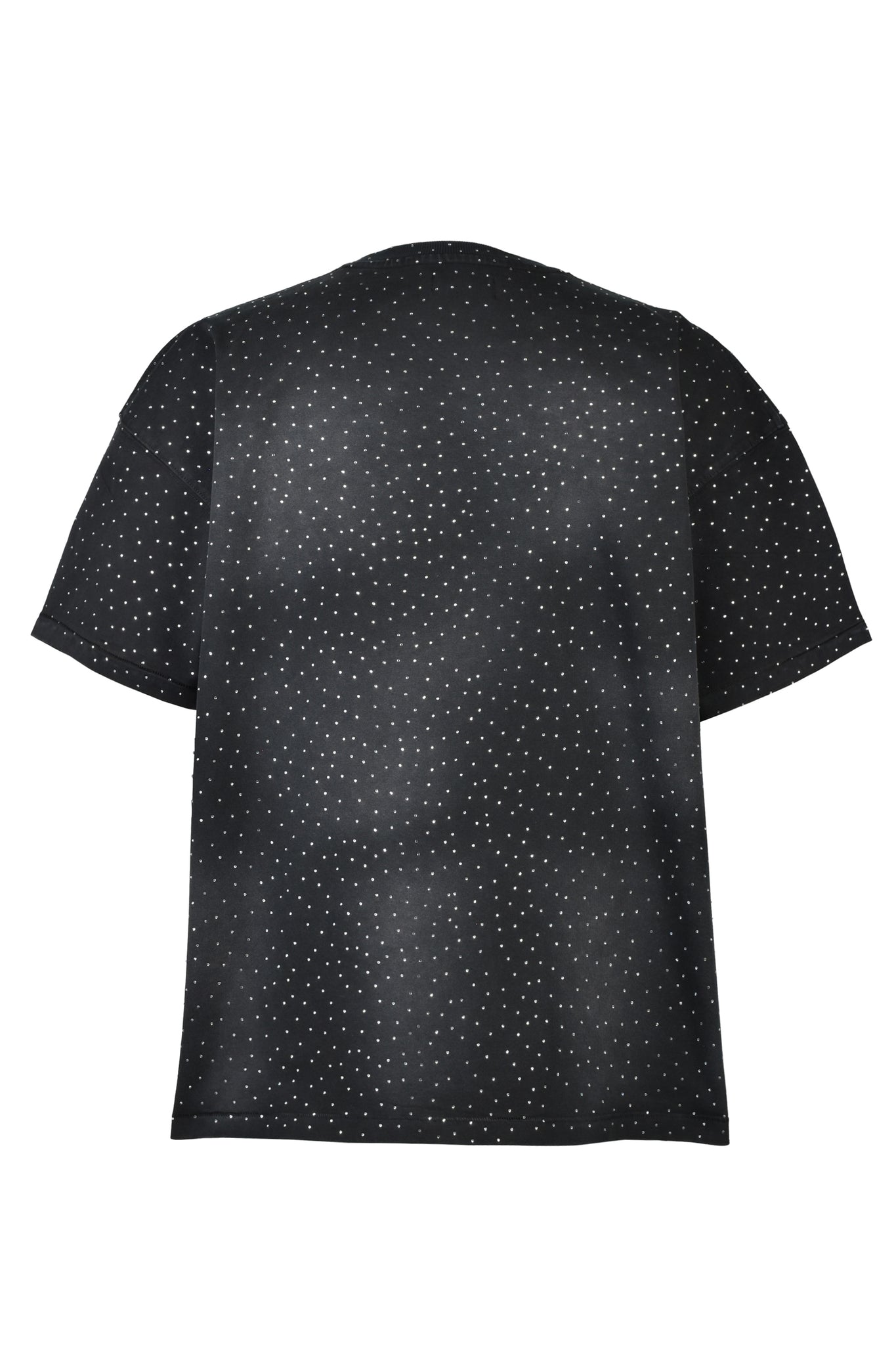 SCRIPT LOGO FADE RHINESTONE TEE / BLACK ｜BREATH ブレス - BAD HOP 