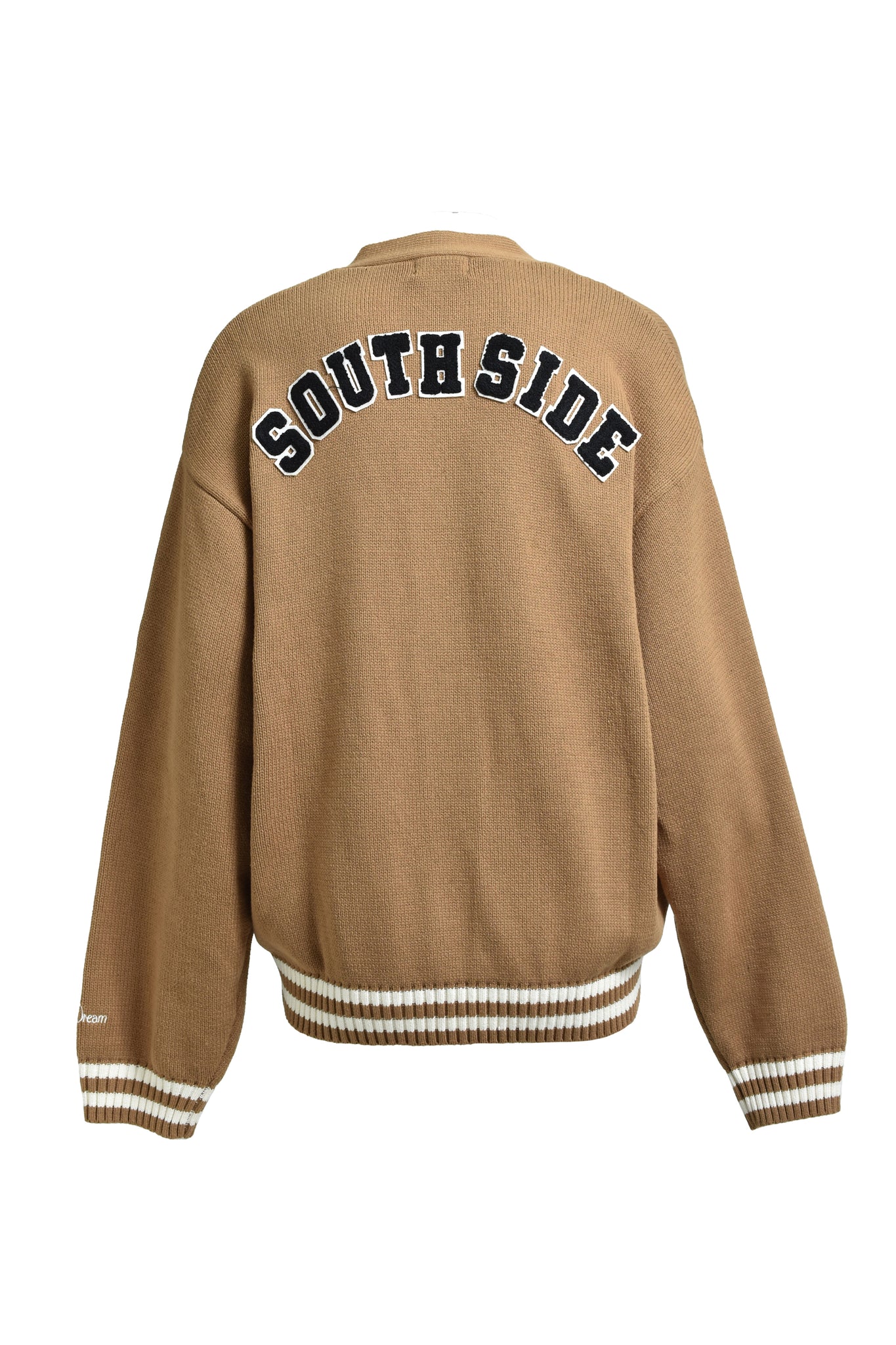 BH PATCH KNIT CARDIGAN / BEIGE