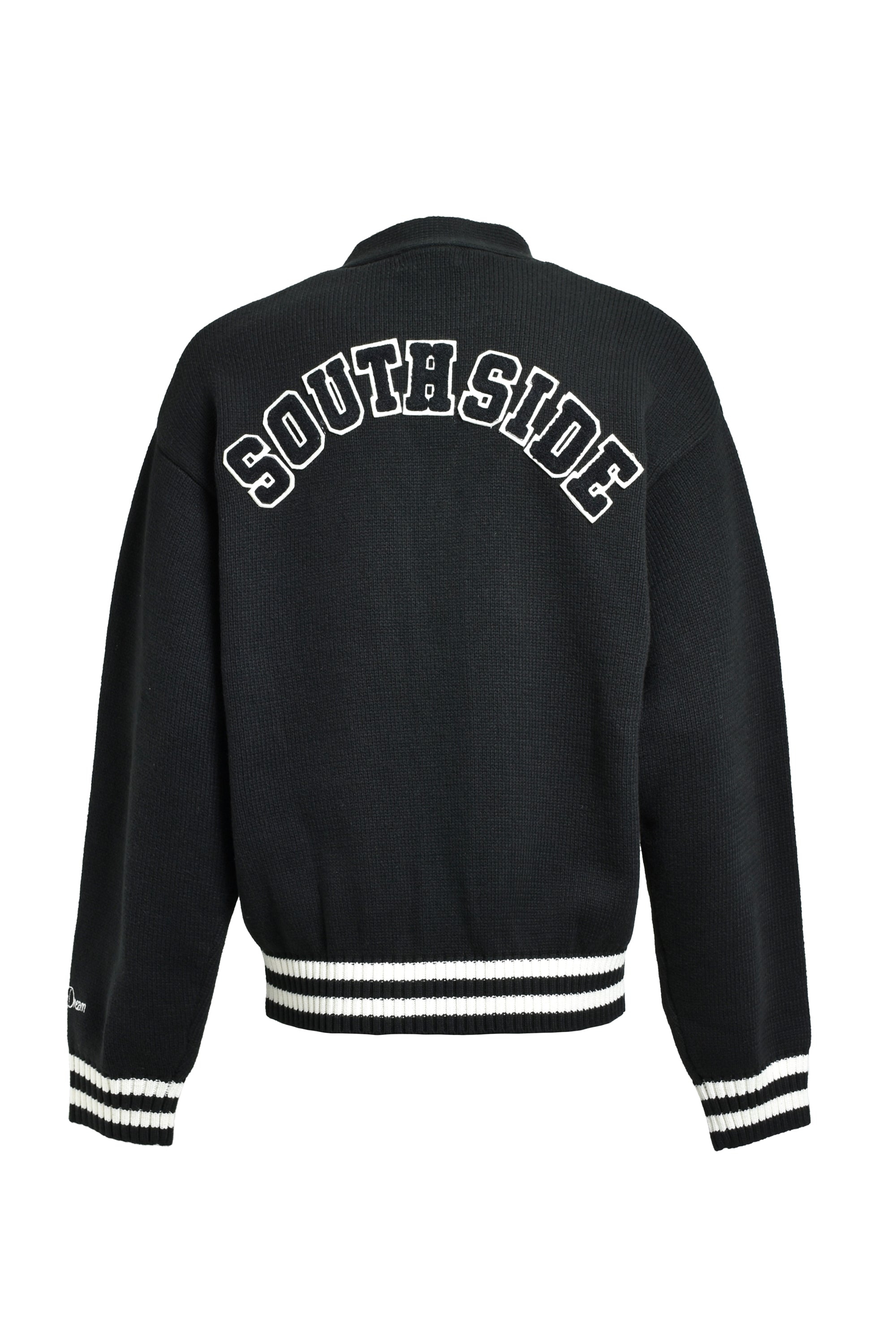 BH PATCH KNIT CARDIGAN / BLACK – BREATH - サイズ 着丈 身幅