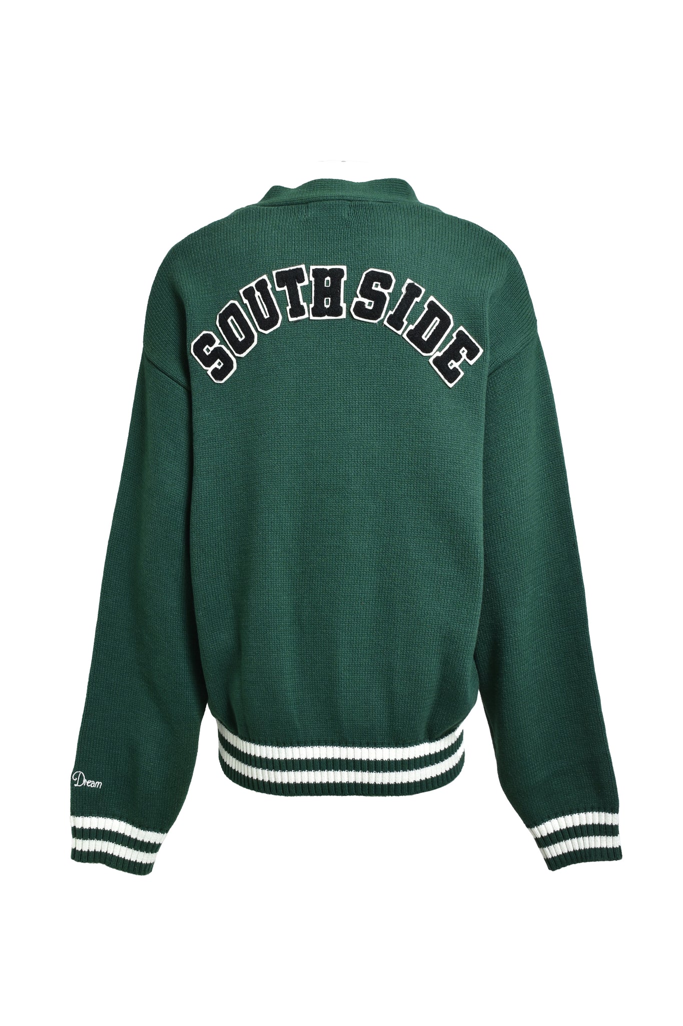 BH PATCH KNIT CARDIGAN / GREEN