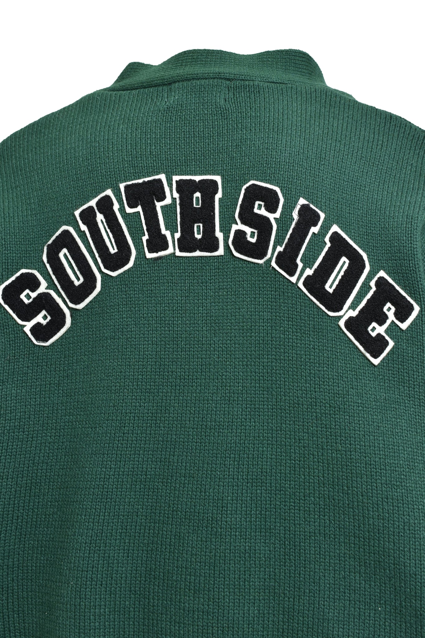 BH PATCH KNIT CARDIGAN / GREEN