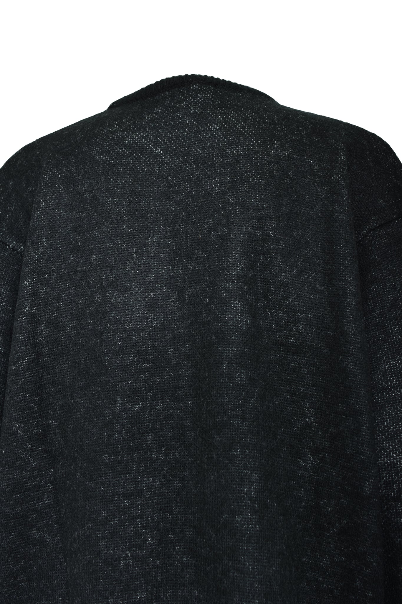ANGEL SCRIPT LOGO MOHAIR KNIT / BLACK