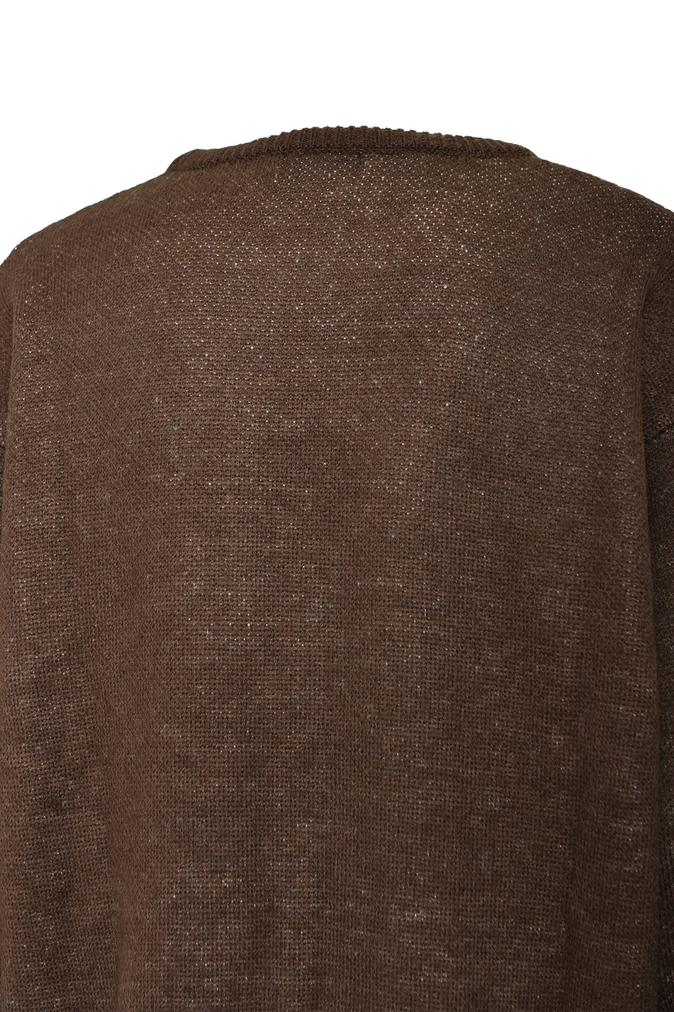 ANGEL SCRIPT LOGO MOHAIR KNIT / BROWN