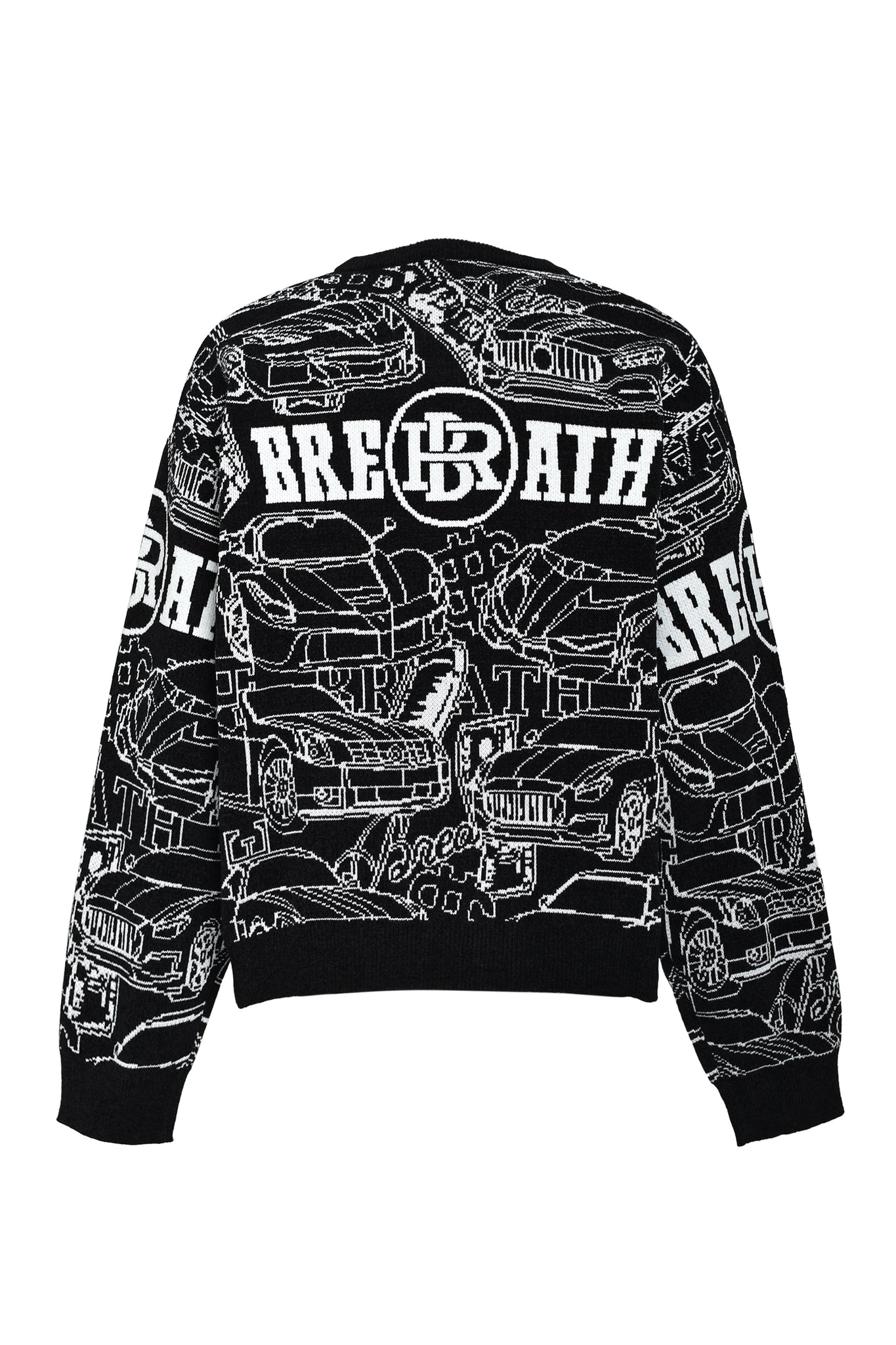 SUPER CAR MALL KNIT / BLACK