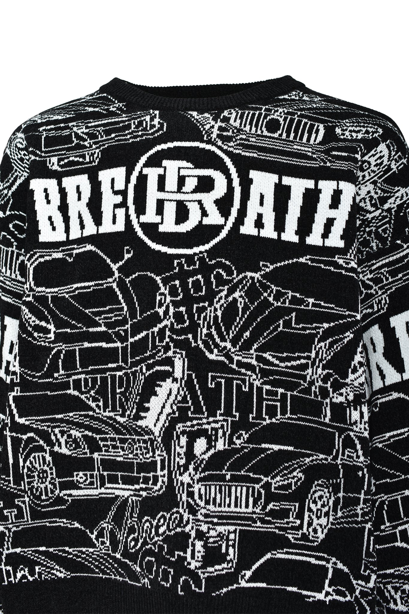 SUPER CAR MALL KNIT / BLACK